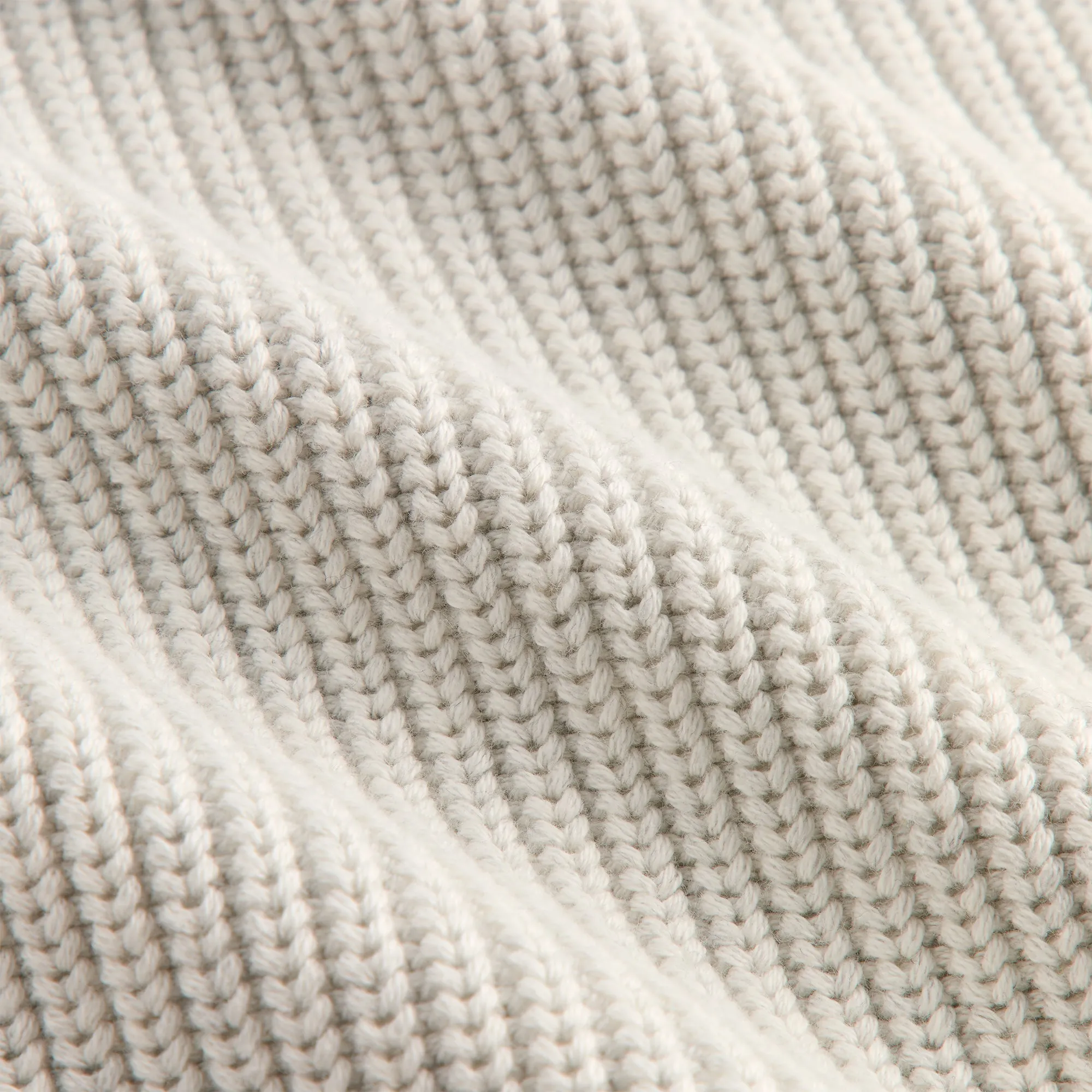 Kith Full Zip Miles Knit Hoodie - Light Heather Grey sold by Kith product image thumbnail 5