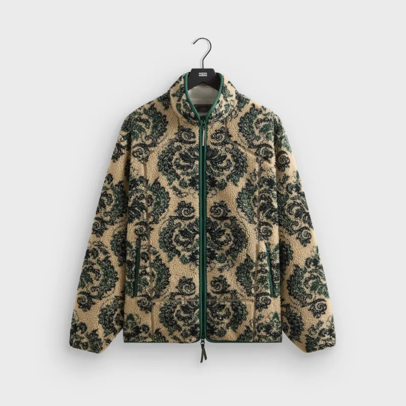 Kith Damask Floral Sherpa Harper Jacket - Eternal sold by Kith