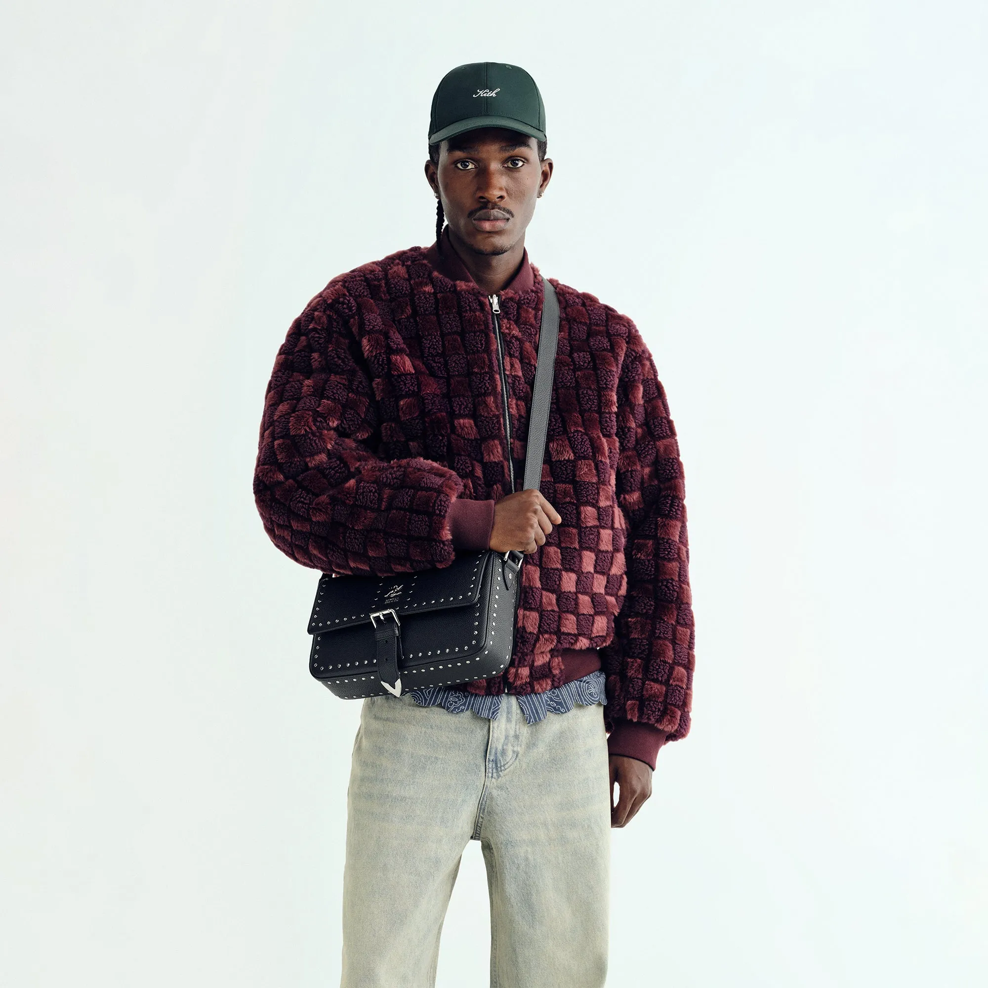 Kith Reversible Faux Fur Avery Bomber - Magma sold by Kith product image thumbnail 2