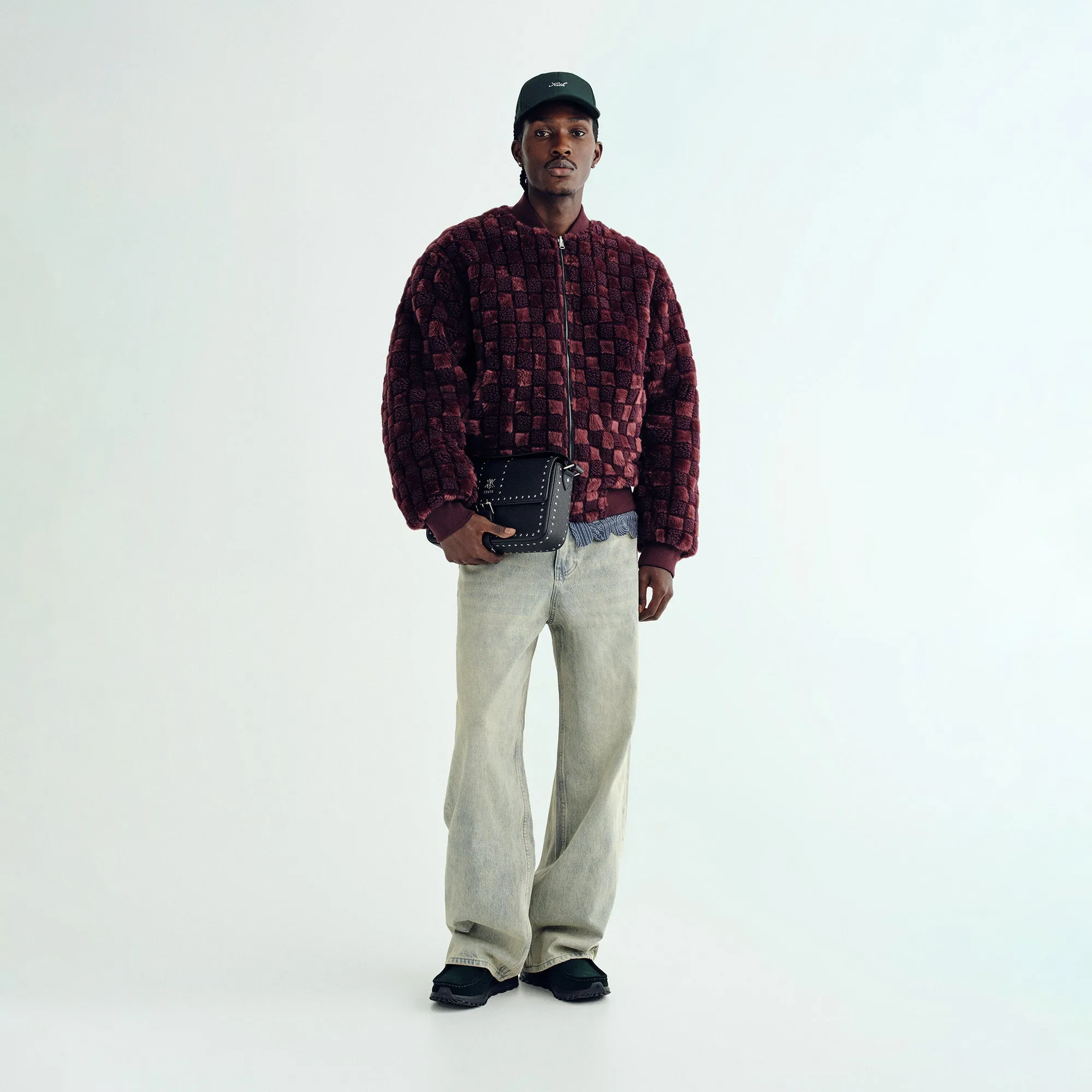 Kith Reversible Faux Fur Avery Bomber - Magma sold by Kith product image thumbnail 3