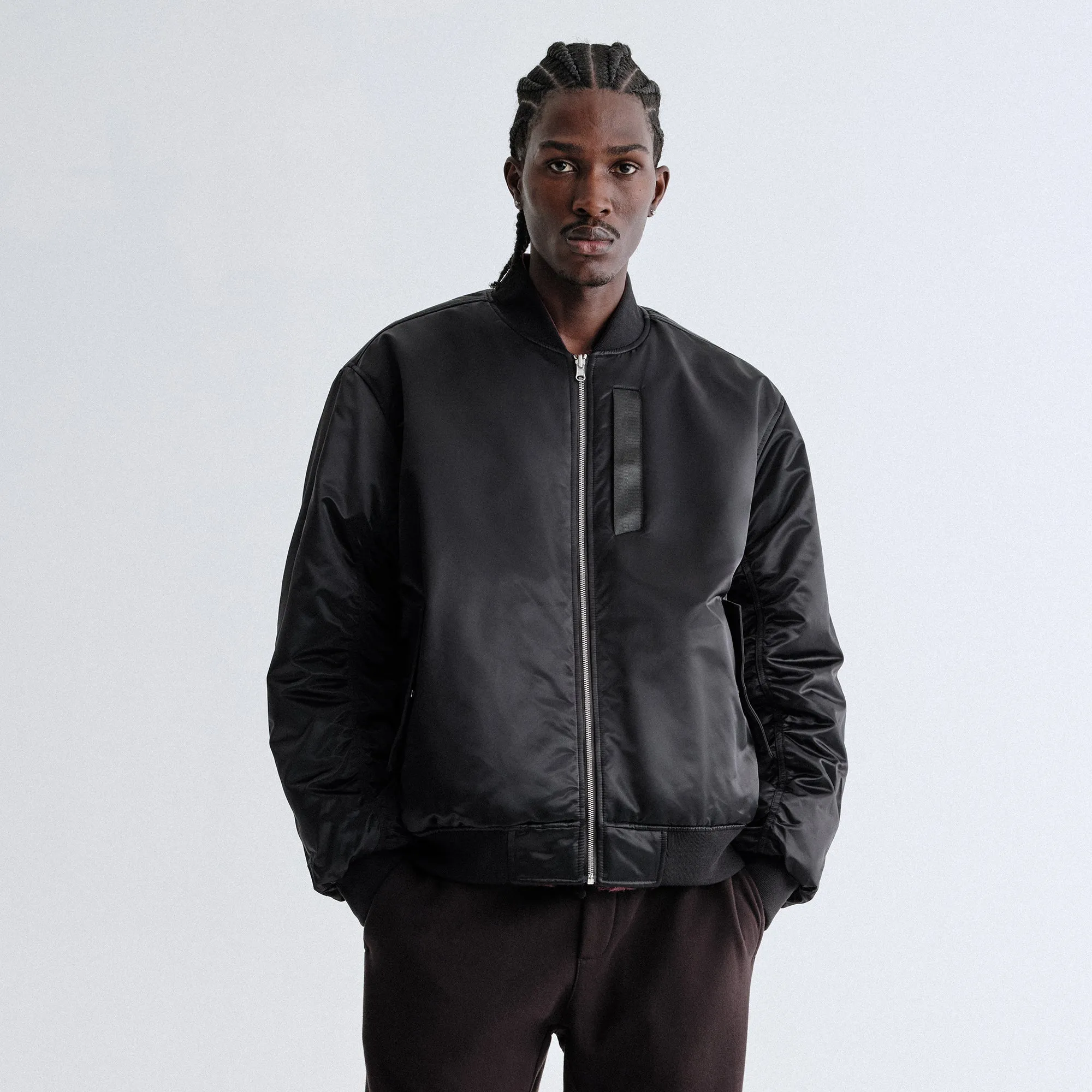 Kith Reversible Faux Fur Avery Bomber - Magma sold by Kith product image thumbnail 5