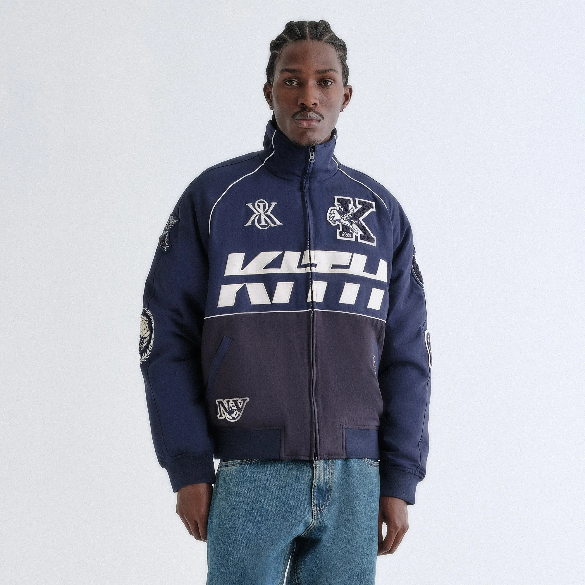 Kith Dejan Racing Jacket - Nocturnal sold by Kith product image thumbnail 2