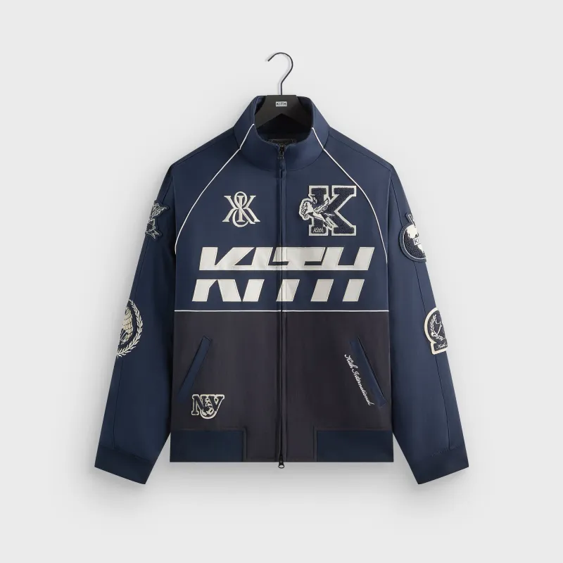 Kith Dejan Racing Jacket - Nocturnal sold by Kith