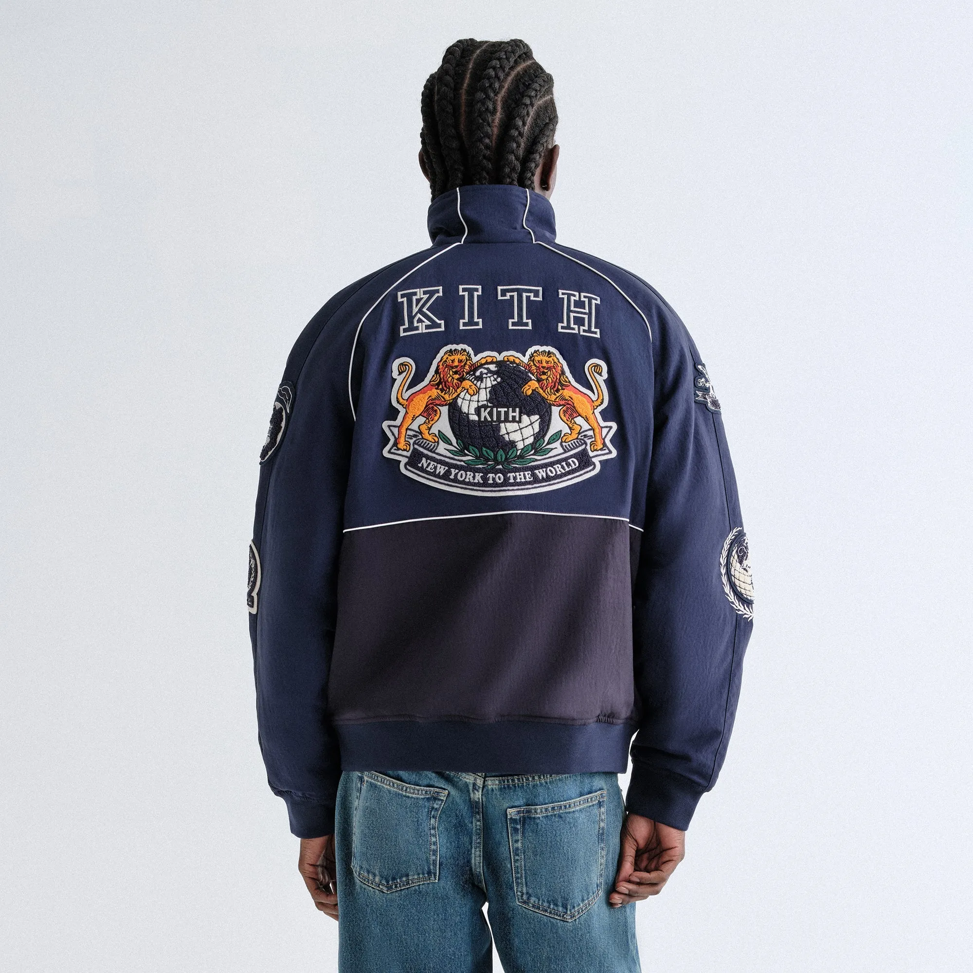 Kith Dejan Racing Jacket - Nocturnal sold by Kith product image thumbnail 3