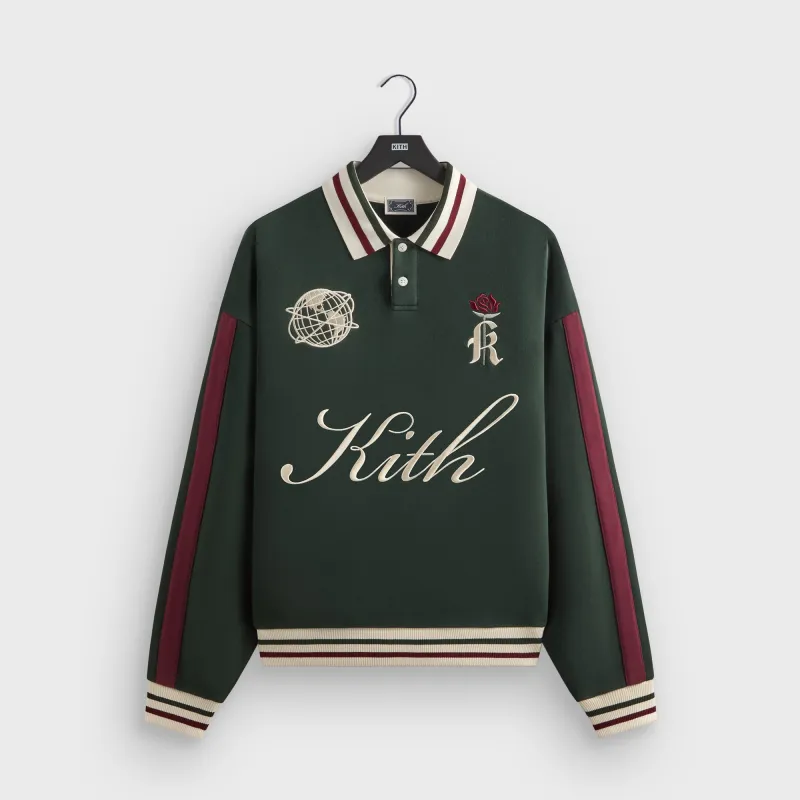 Kith Script Nelson Collared Pullover - Stadium sold by Kith