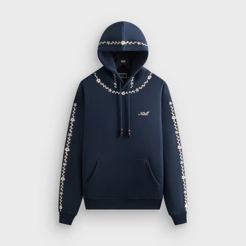 Kith Artisanal Floral Nelson Hoodie - Nocturnal sold by Kith