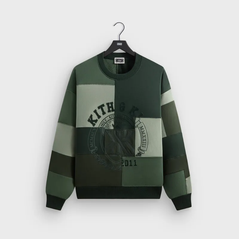 Kith Patchwork Fleece Nelson Crewneck - Stadium sold by Kith