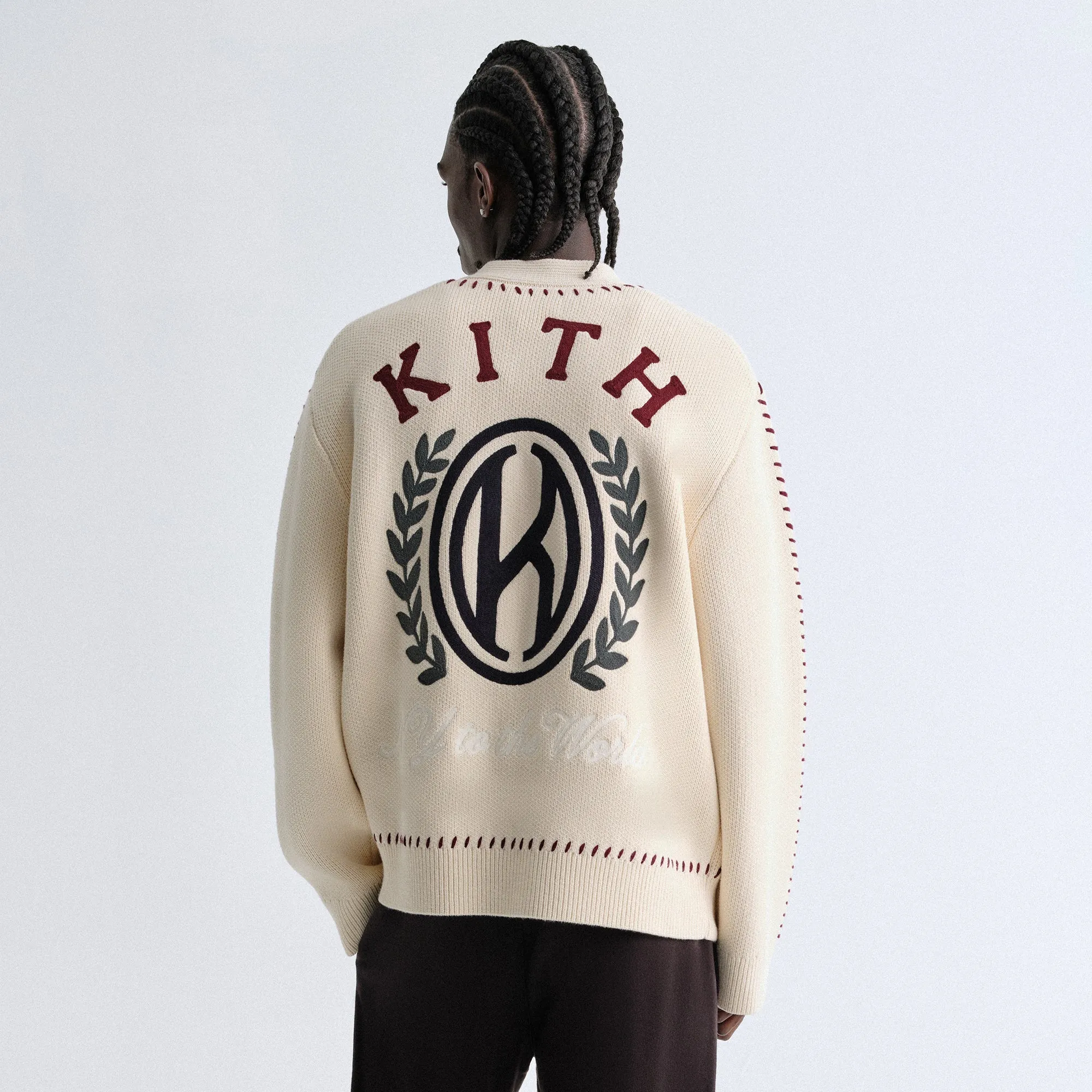 Kith Artisanal Stitch Cypress Cardigan - Sandrift sold by Kith product image thumbnail 3