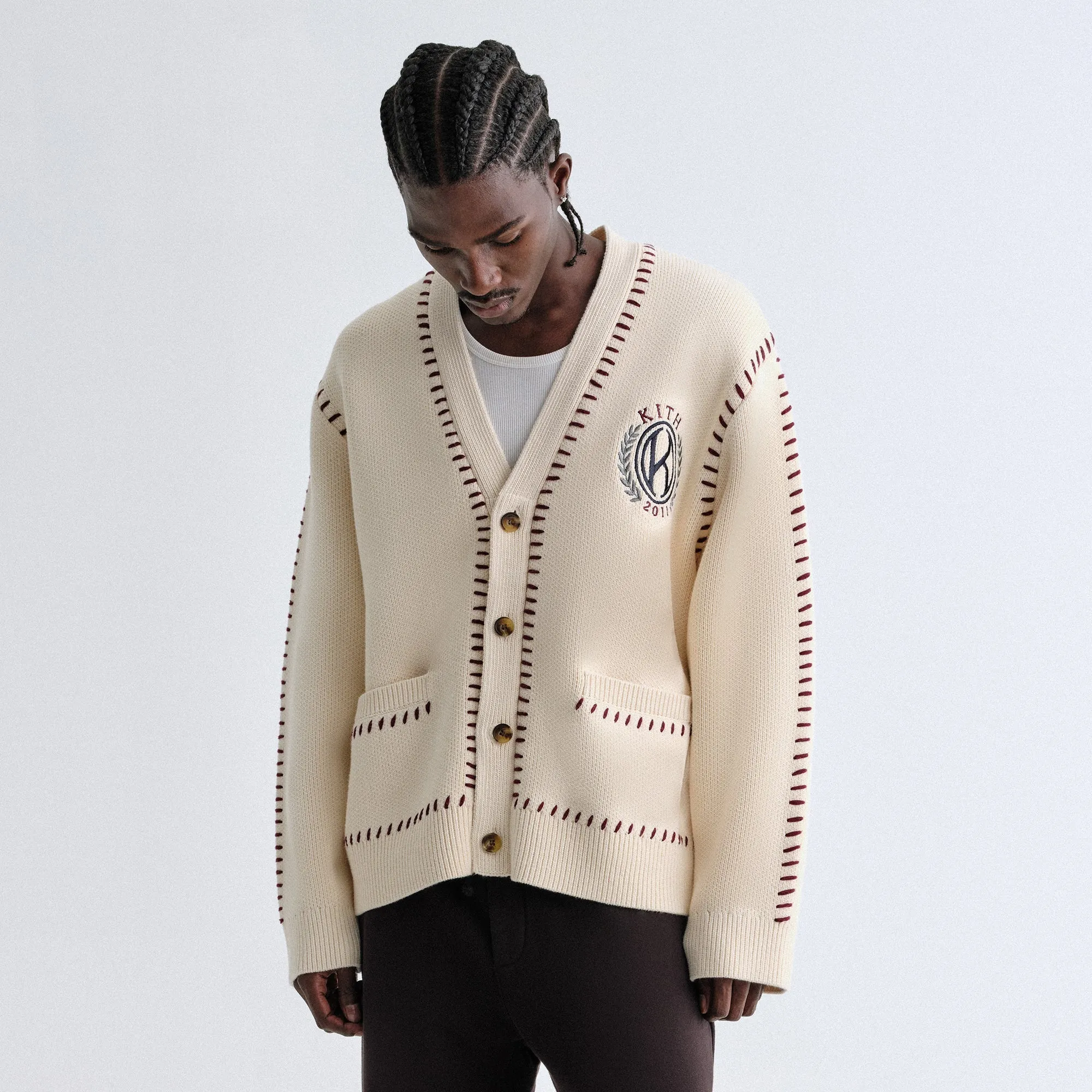 Kith Artisanal Stitch Cypress Cardigan - Sandrift sold by Kith product image thumbnail 2