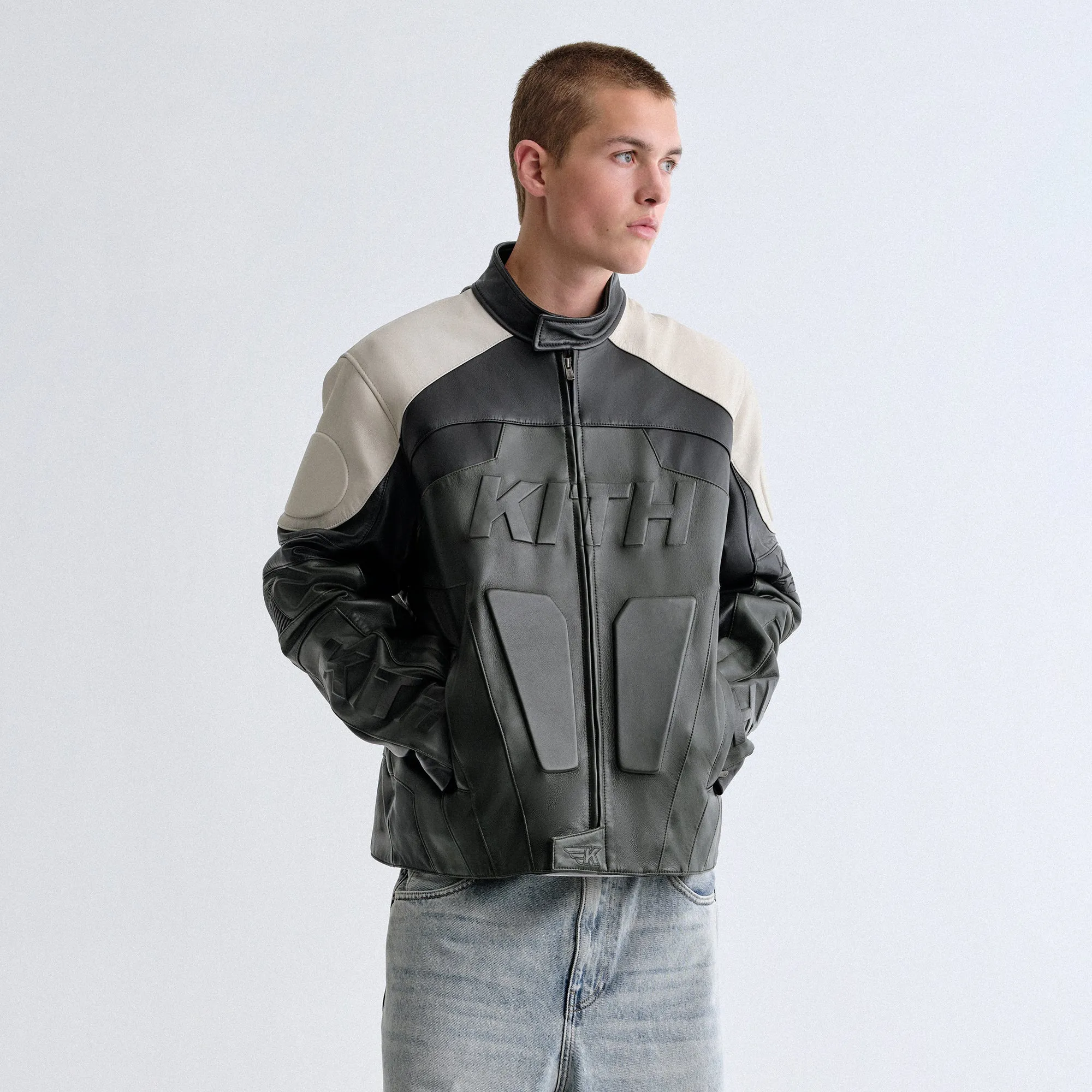 Kith Leather Wayne Moto Jacket - Stadium sold by Kith product image thumbnail 2