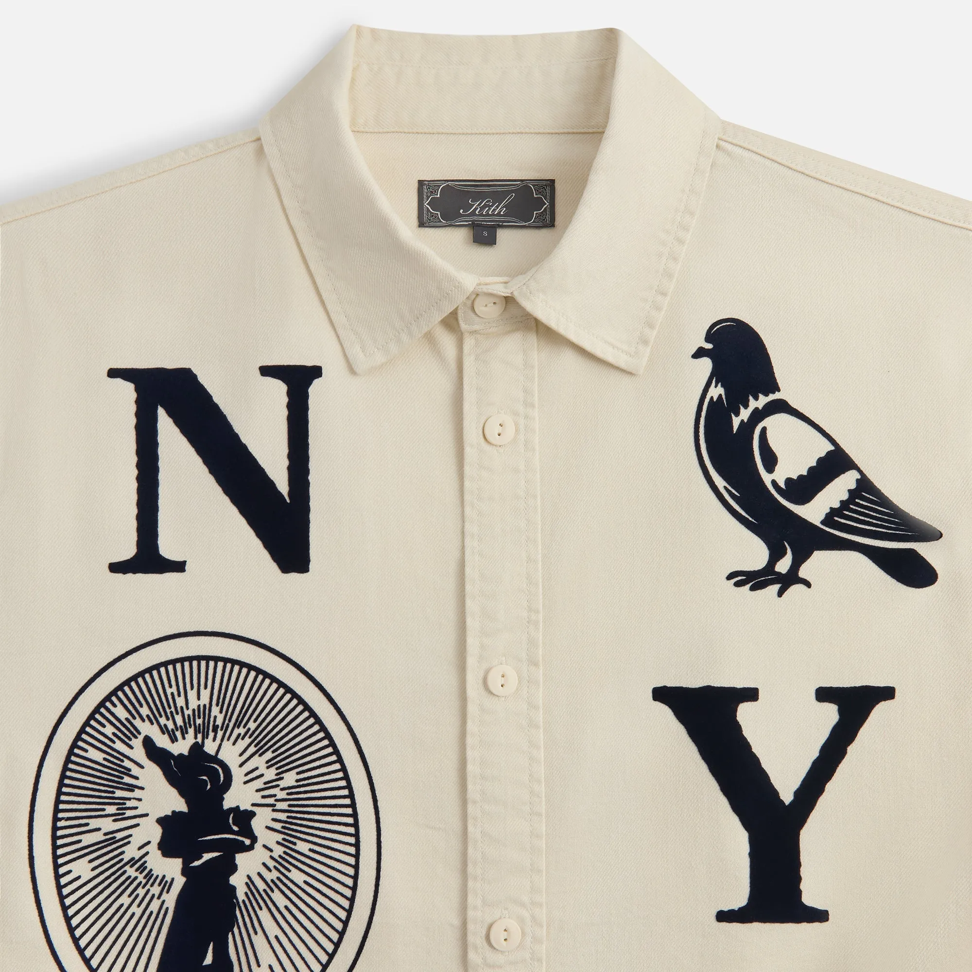 Kith Artisanal NY Graphic Apollo Shirt - Sandrift sold by Kith product image thumbnail 5