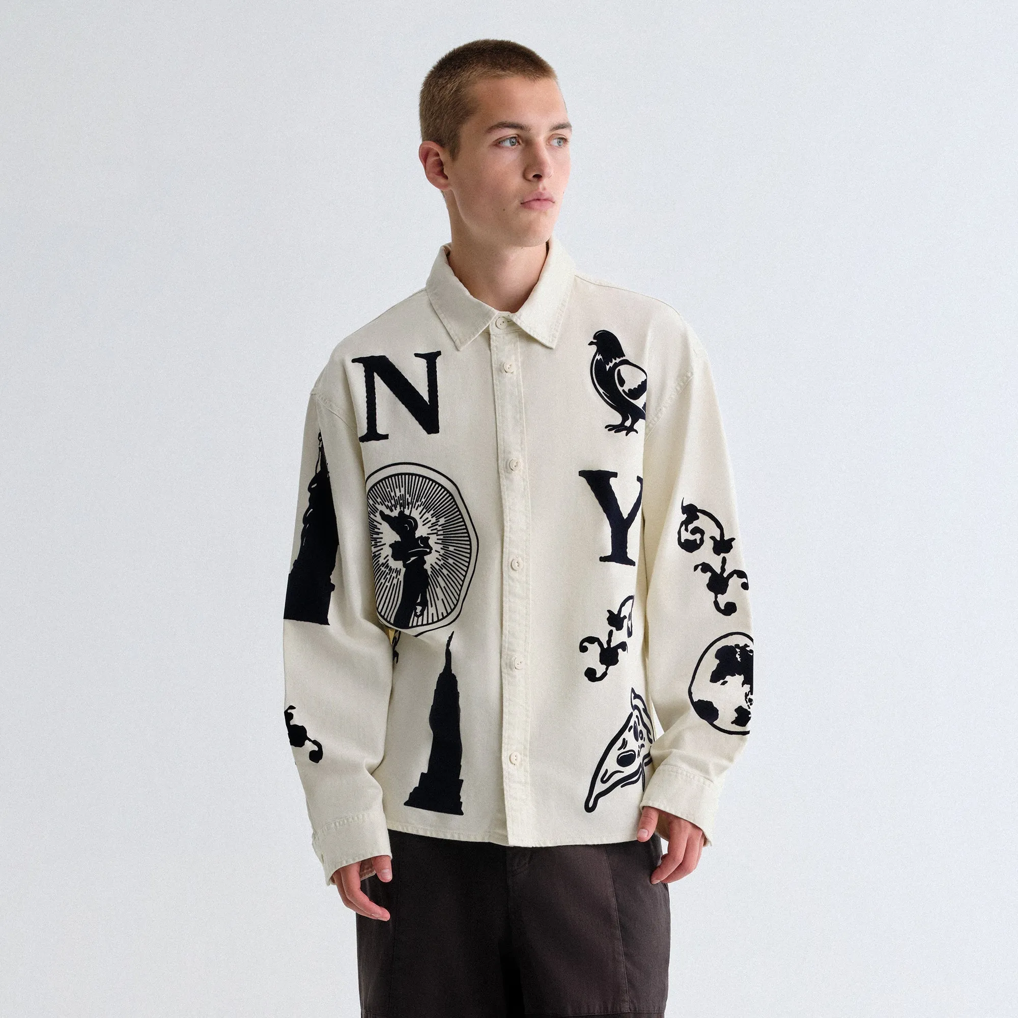 Kith Artisanal NY Graphic Apollo Shirt - Sandrift sold by Kith product image thumbnail 2