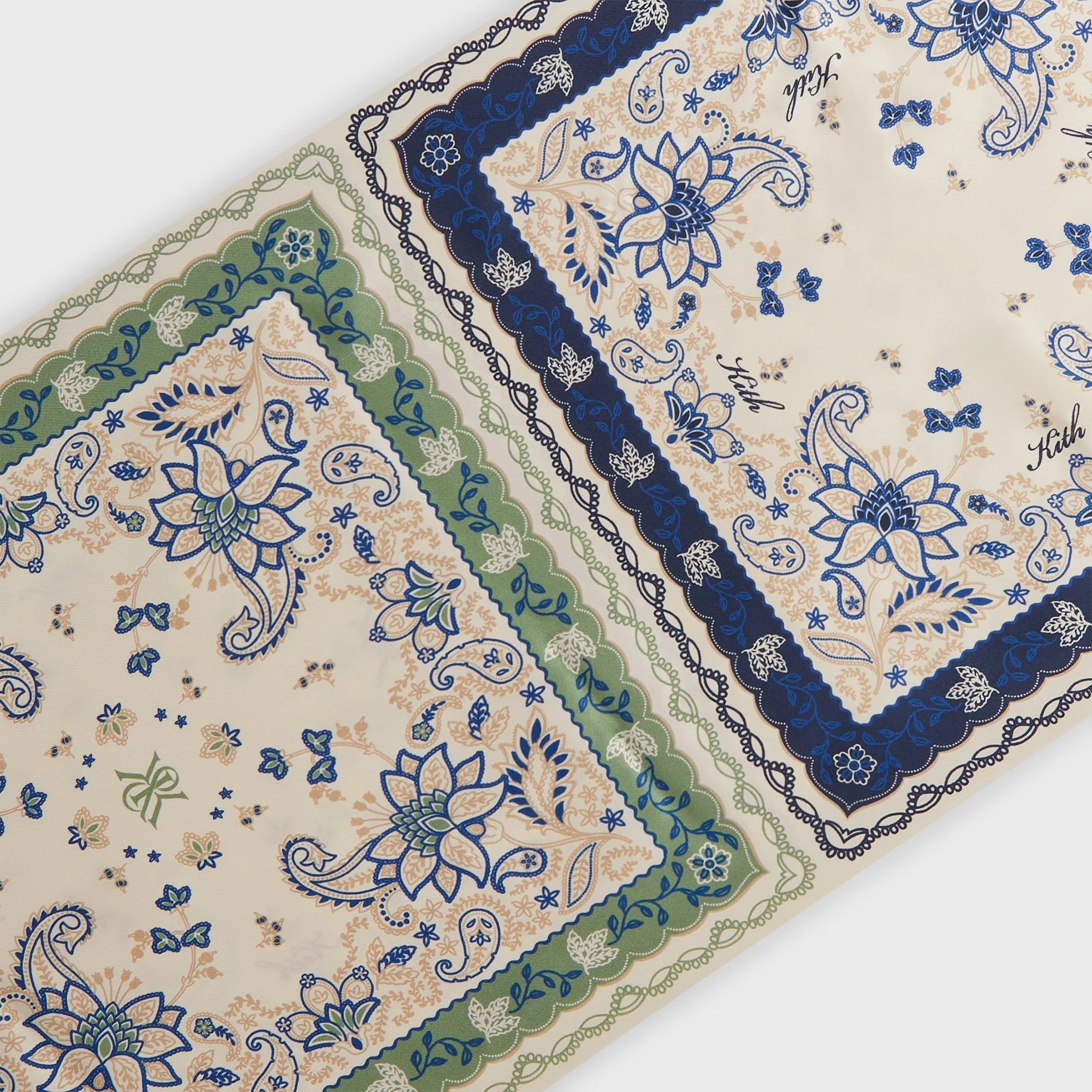 Kith Printed Paisley Silk Scarf - Waffle sold by Kith product image thumbnail 4