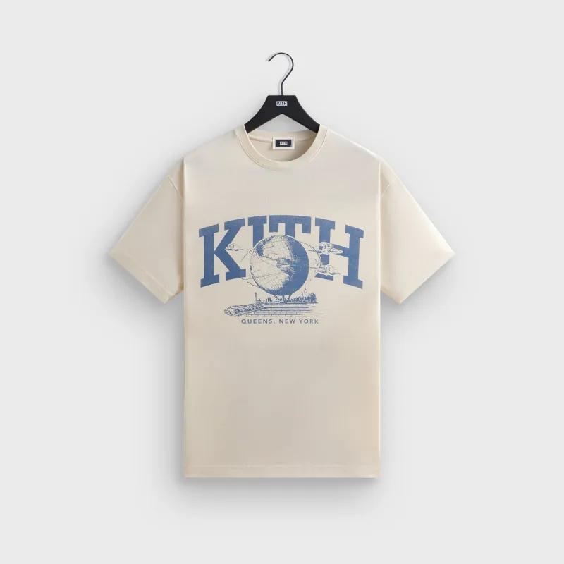 Kith & Kin Queens Unisphere Vintage Tee - Sandrift sold by Kith