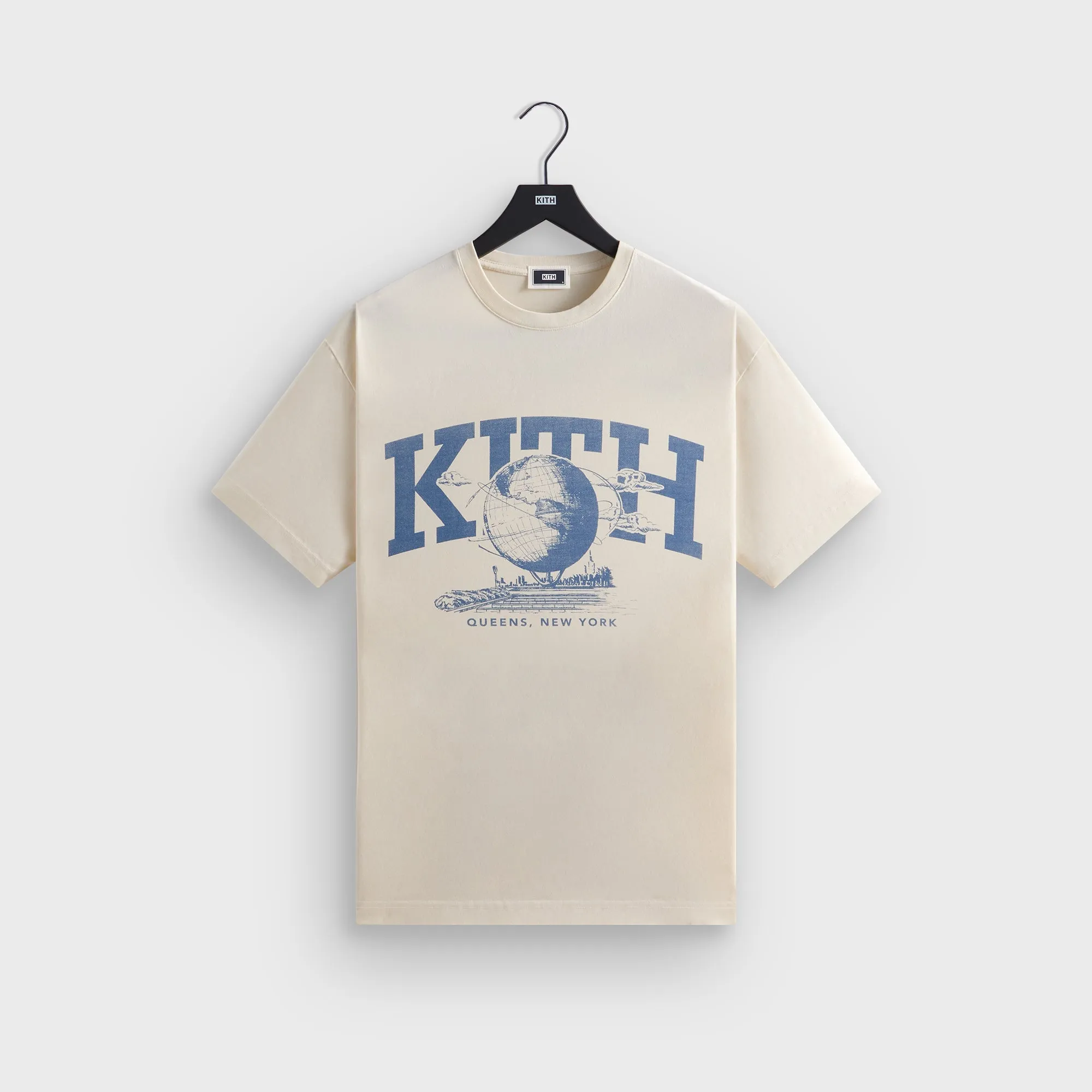 Kith & Kin Queens Unisphere Vintage Tee - Sandrift sold by Kith