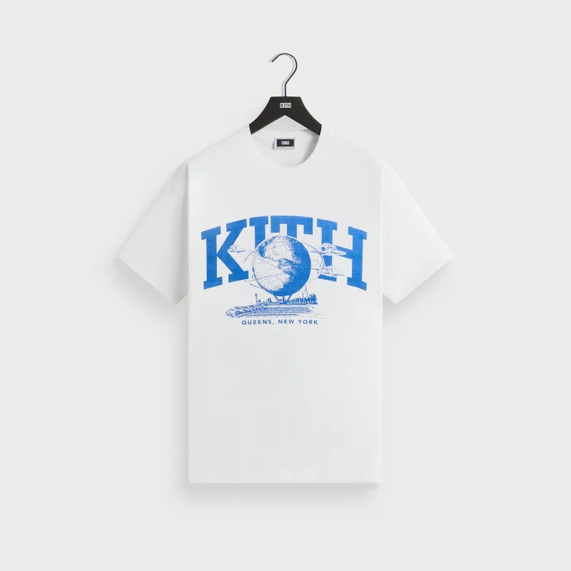 Kith & Kin Queens Unisphere Vintage Tee - White sold by Kith