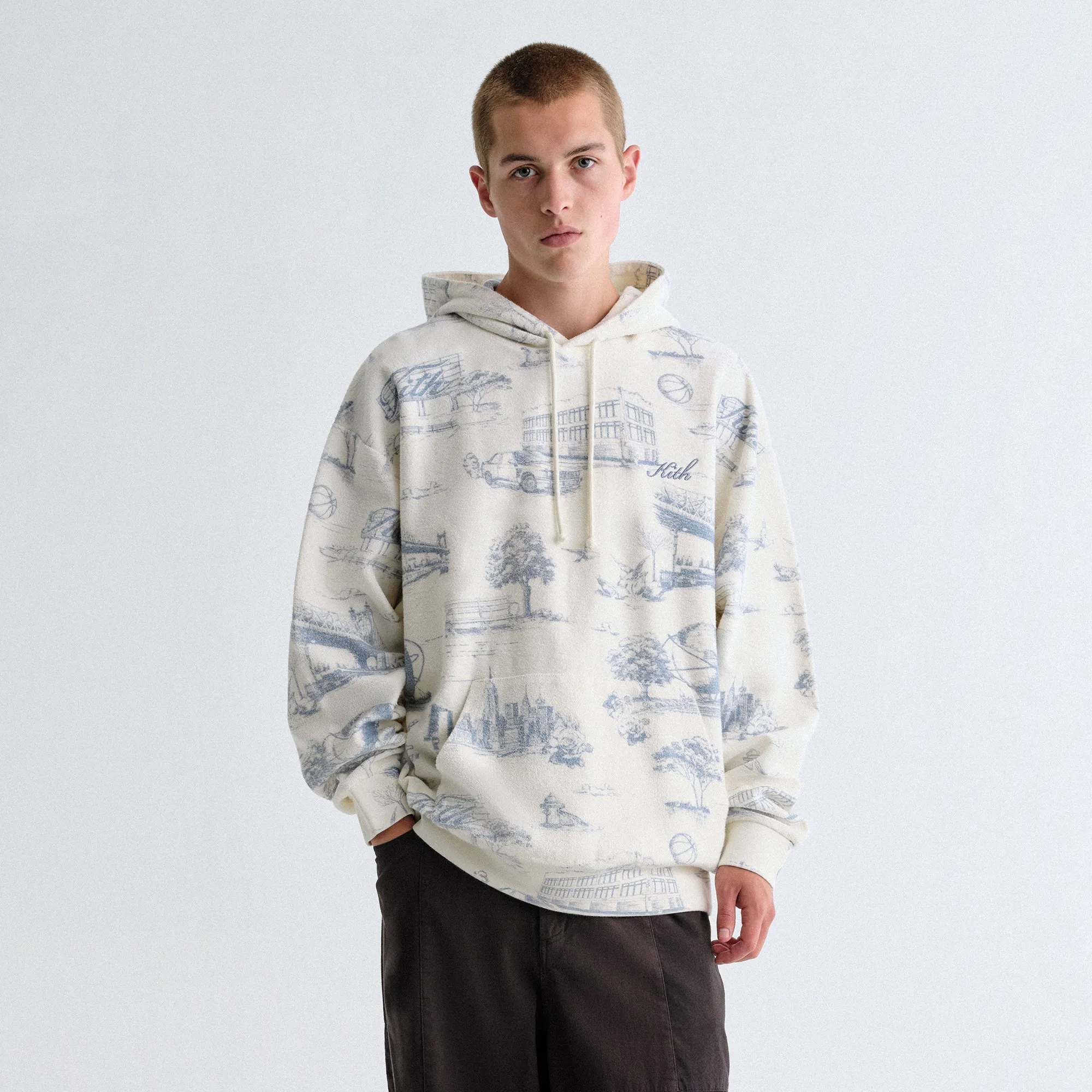 Kith New York Toile Nelson Hoodie - Sandrift sold by Kith product image thumbnail 2