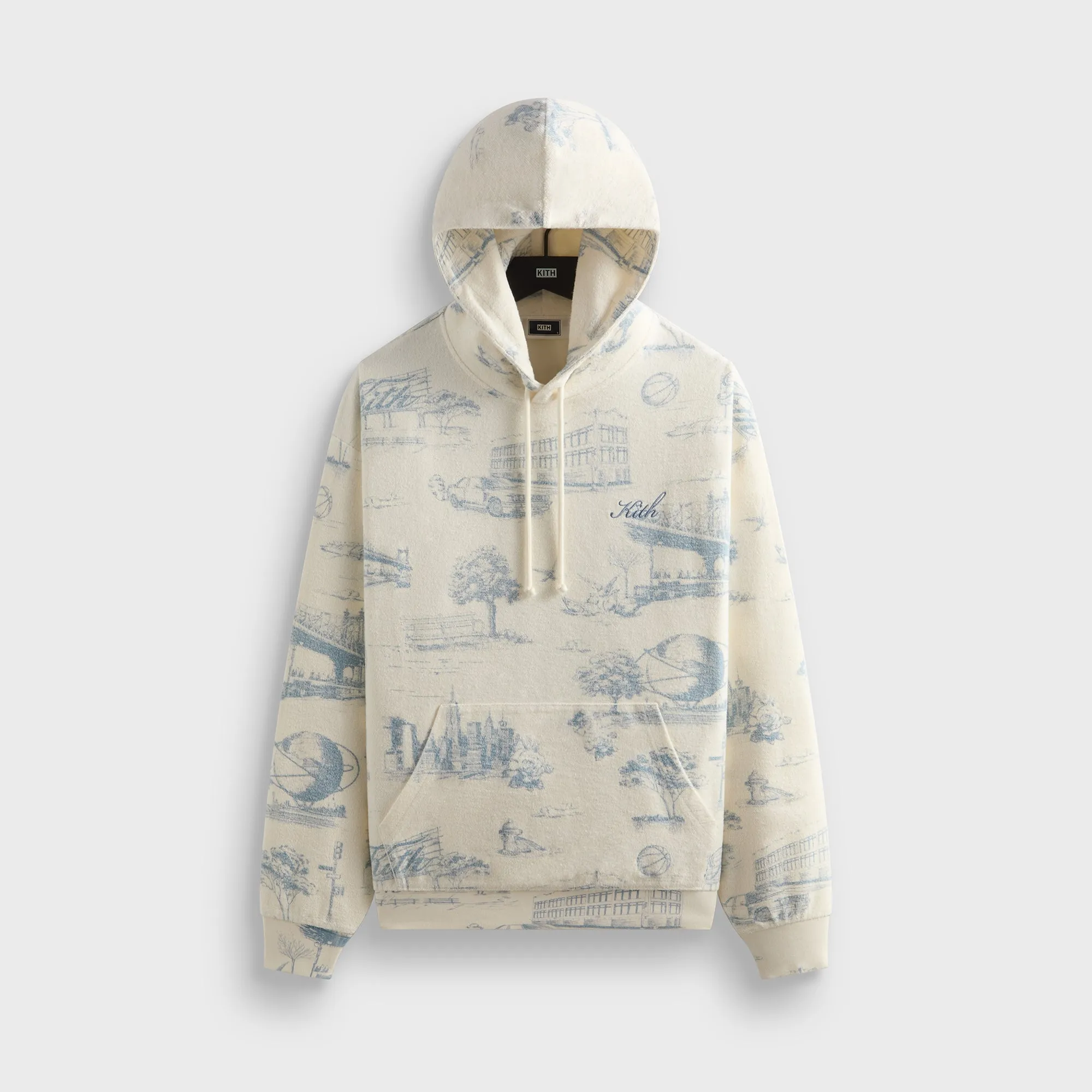 Kith New York Toile Nelson Hoodie - Sandrift sold by Kith