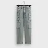 Kith Zane Denim Cargo Pant - Cameron Wash sold by Kith