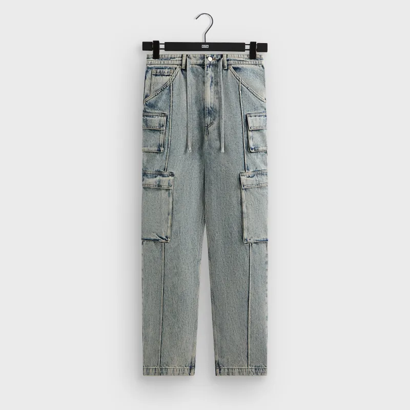 Kith Zane Denim Cargo Pant -  Cameron Wash sold by Kith
