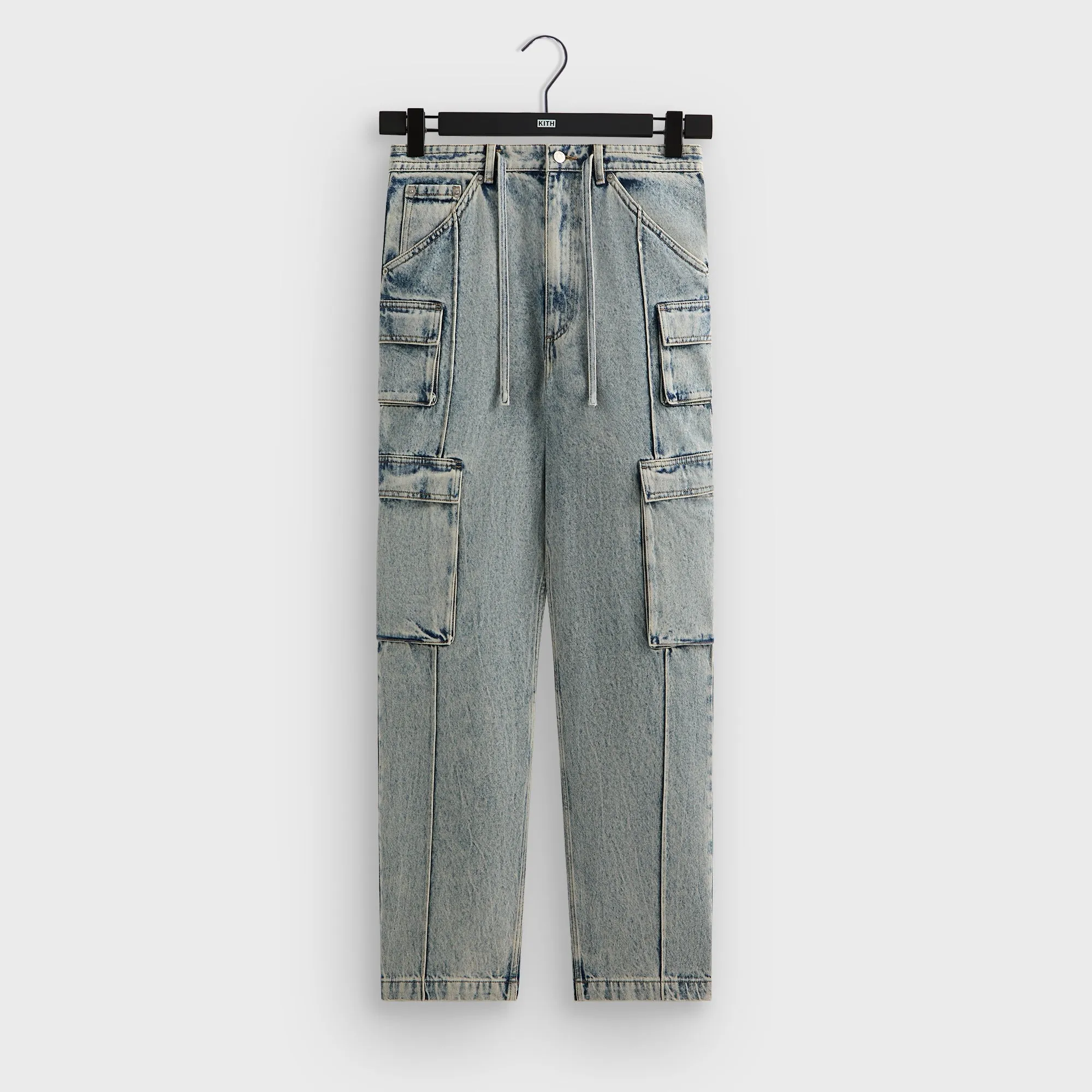 Kith Zane Denim Cargo Pant - Cameron Wash sold by Kith