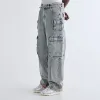 Kith Zane Denim Cargo Pant - Cameron Wash sold by Kith