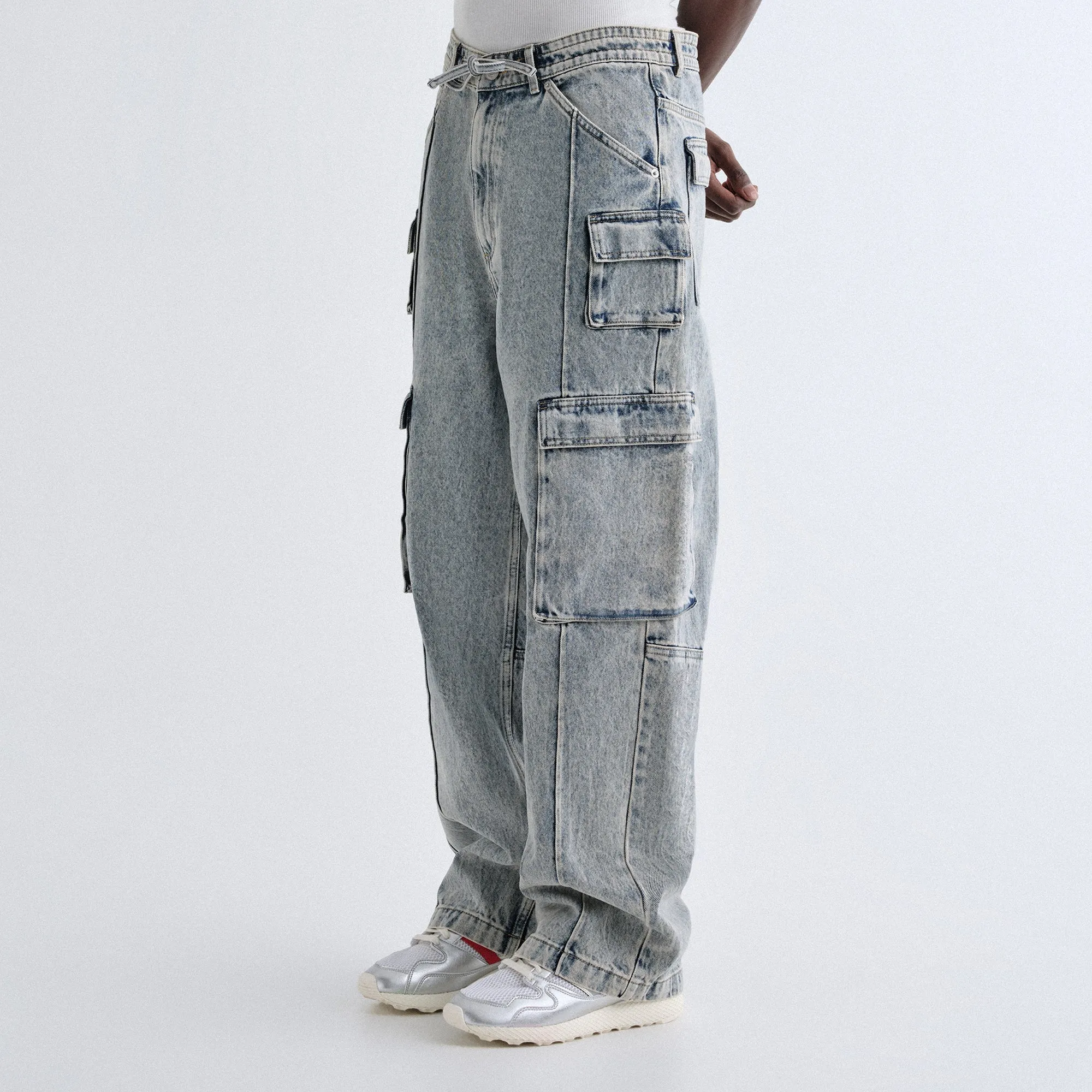 Kith Zane Denim Cargo Pant - Cameron Wash sold by Kith product image thumbnail 3