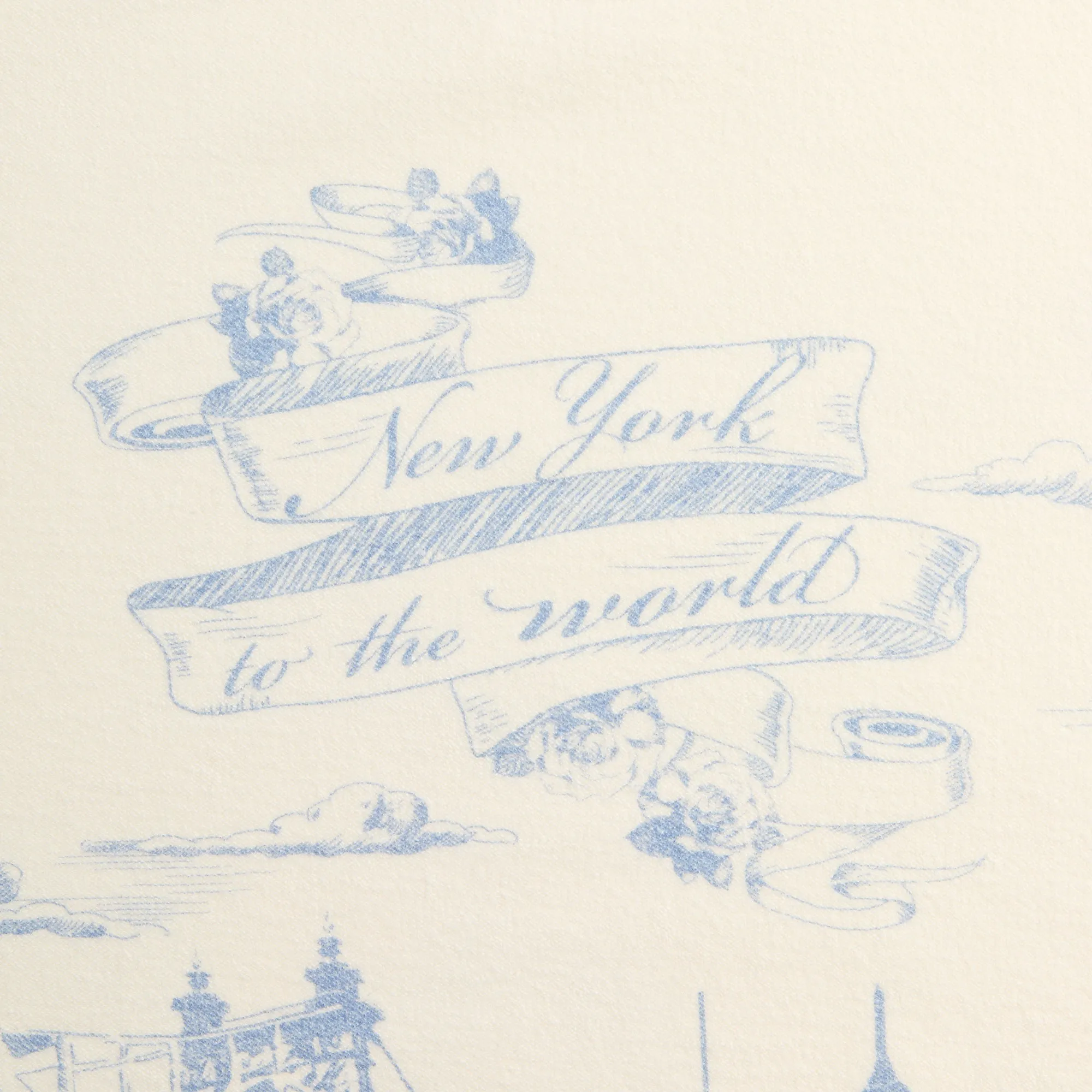 Kith New York Toile Nelson Crewneck - Sandrift sold by Kith product image thumbnail 5