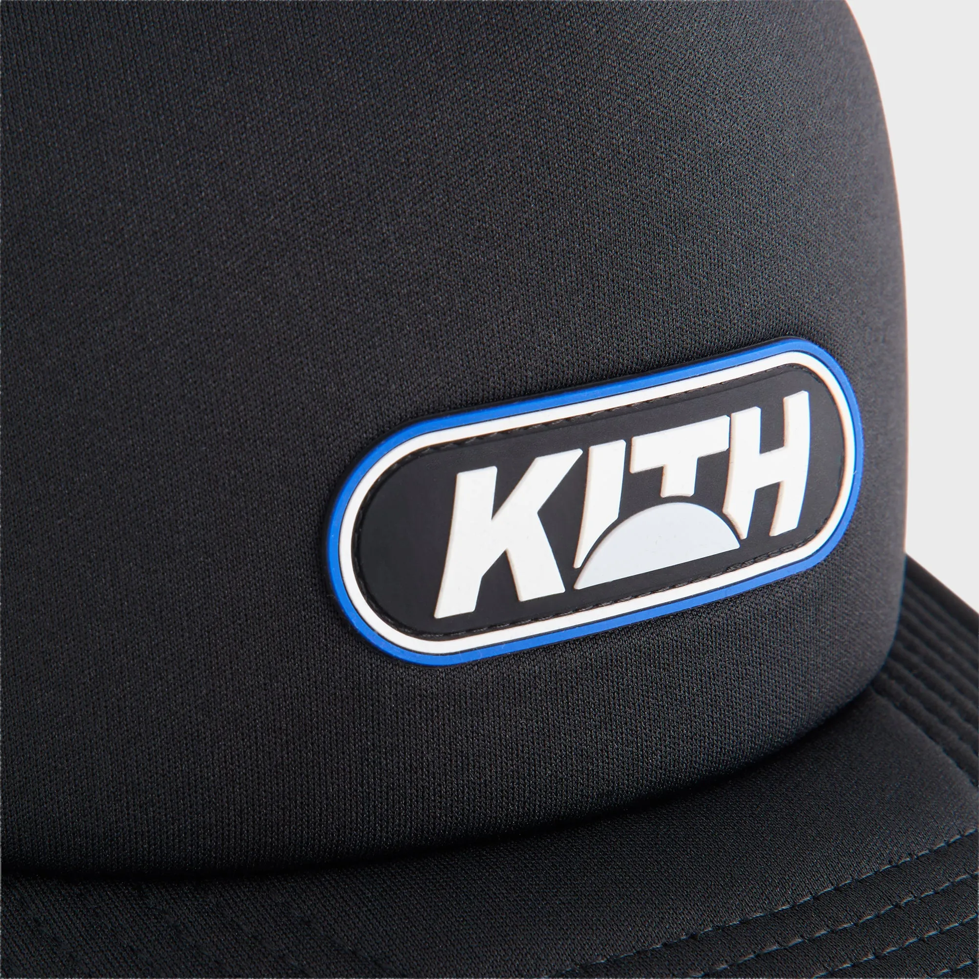Kith Poly Foam Nolan Trucker Hat with Rubber Patch - Black sold by Kith product image thumbnail 5