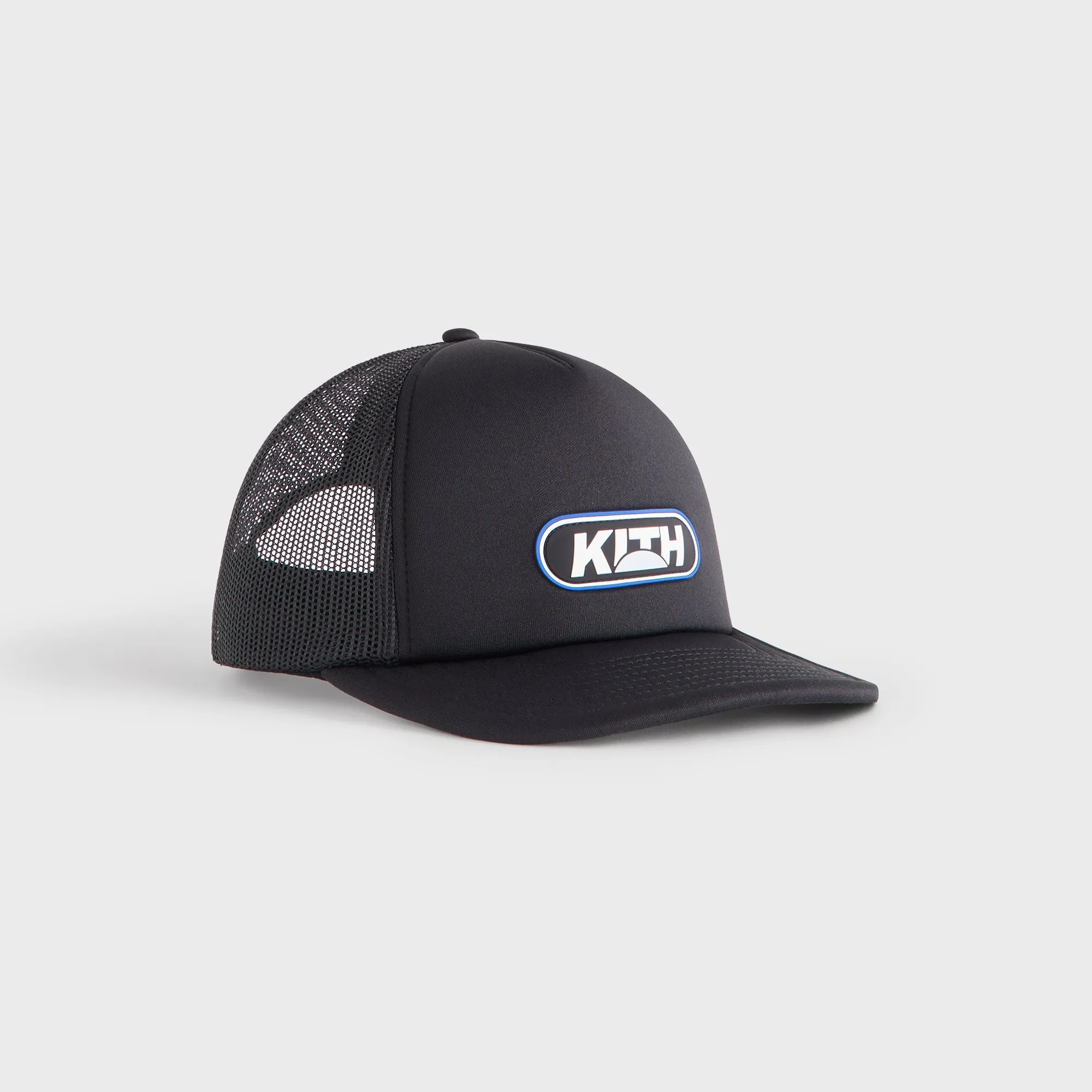 Kith Poly Foam Nolan Trucker Hat with Rubber Patch - Black sold by Kith product image thumbnail 4