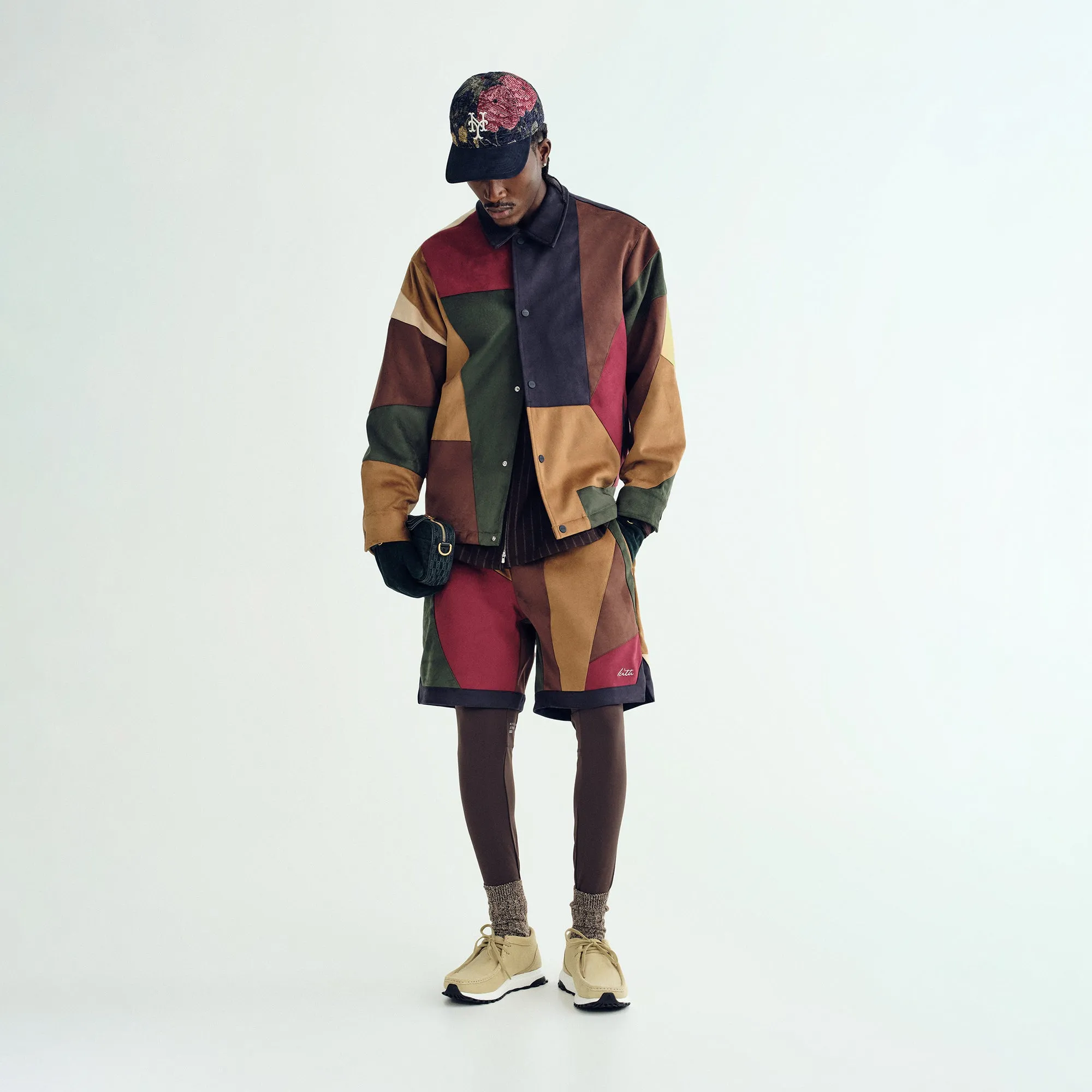 Kith Microsuede Patchwork Pirlo Jacket - Nocturnal sold by Kith product image thumbnail 3