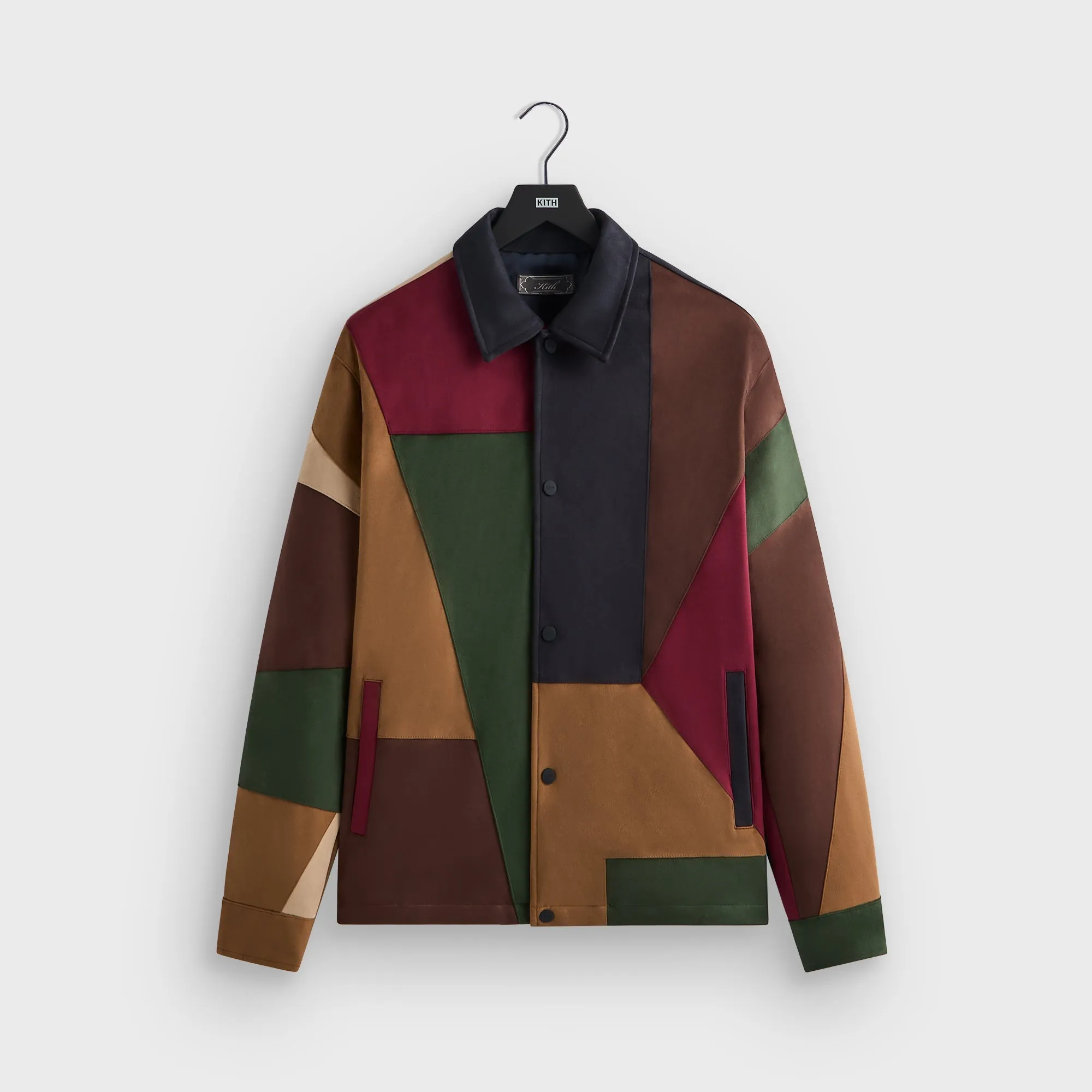 Kith Microsuede Patchwork Pirlo Jacket - Nocturnal sold by Kith