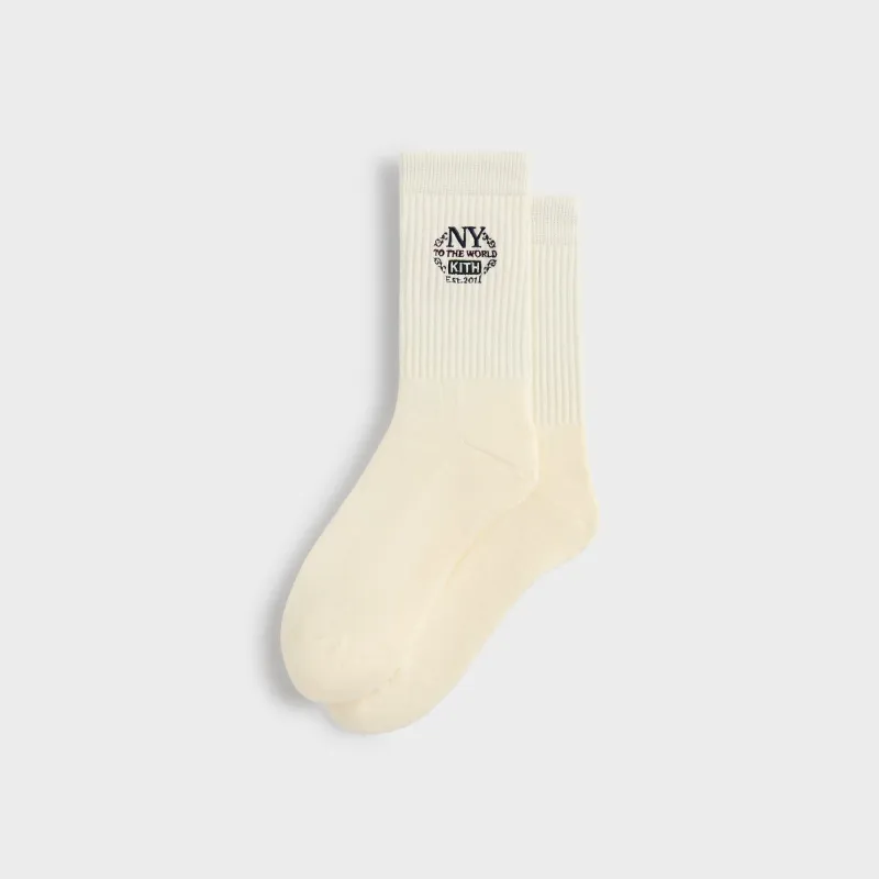 Kith NY to the World Socks - Silk made by Kith