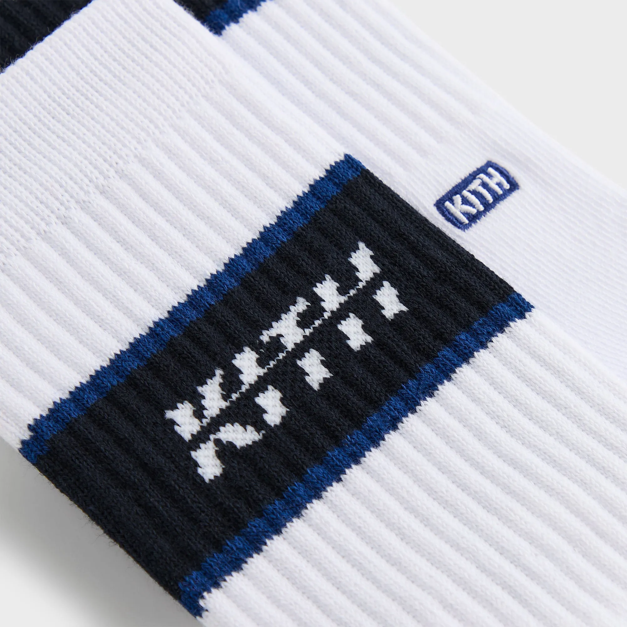 Kith Moto Crew Socks - White sold by Kith product image thumbnail 3