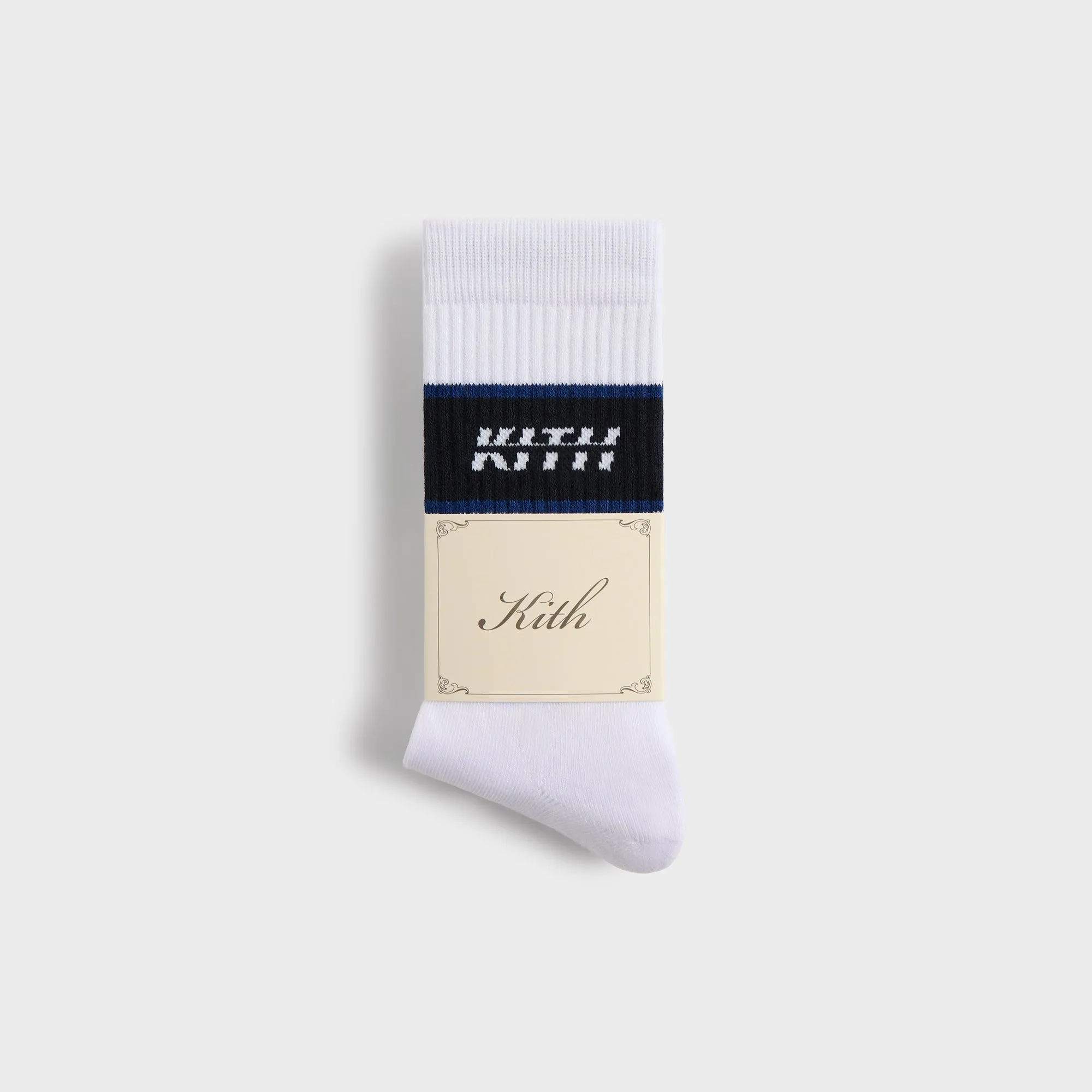 Kith Moto Crew Socks - White sold by Kith product image thumbnail 2