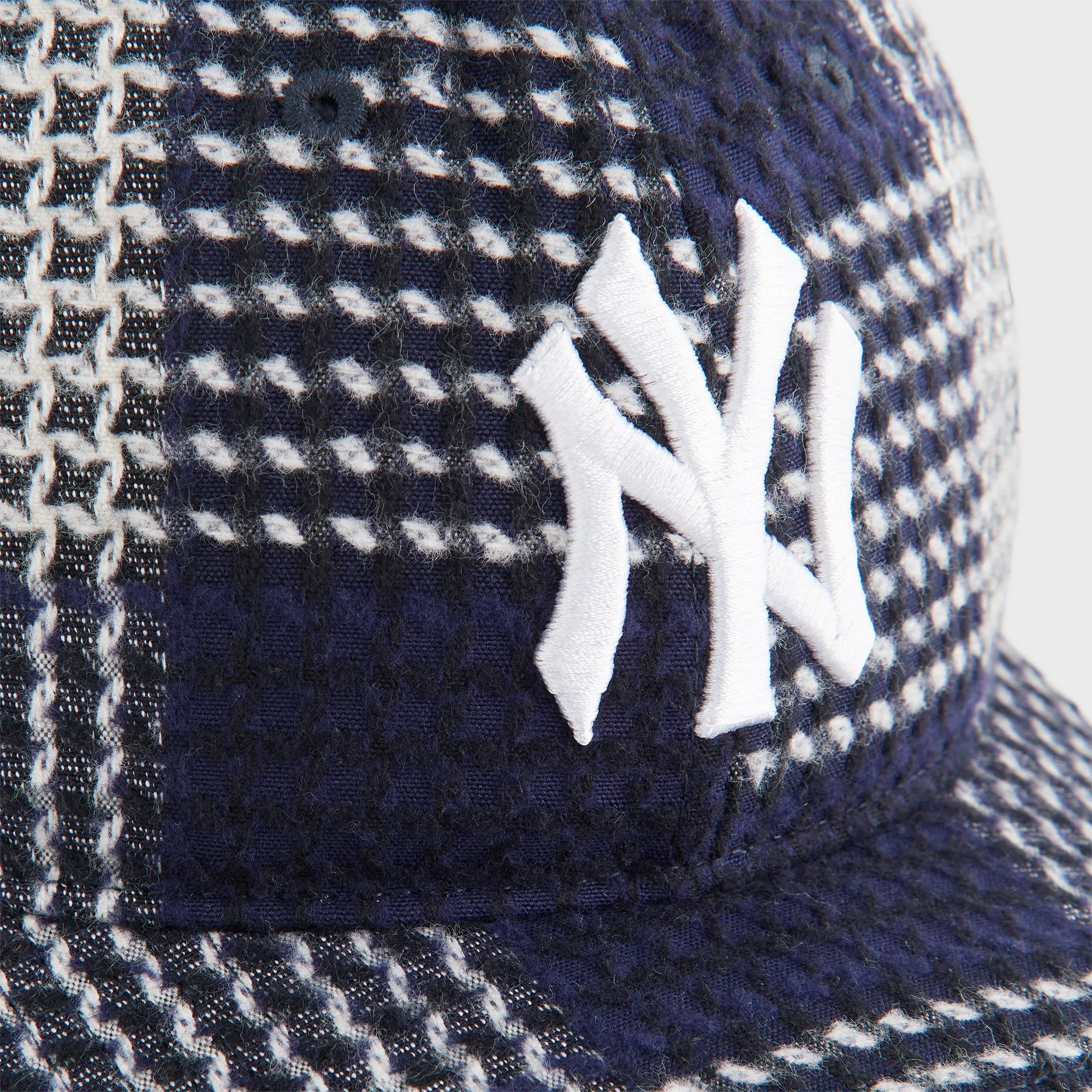 Kith & '47 for the New York Yankees Textured Plaid Franchise LS Cap - Nocturnal sold by Kith product image thumbnail 5