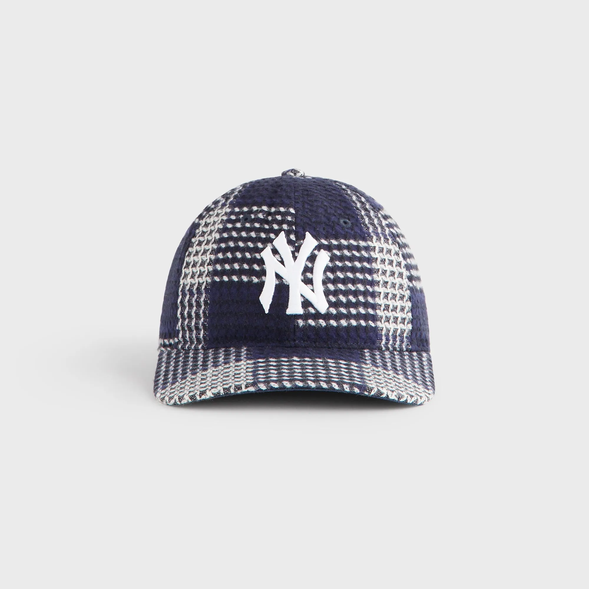 Kith & '47 for the New York Yankees Textured Plaid Franchise LS Cap - Nocturnal sold by Kith