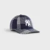 Kith & '47 for the New York Yankees Textured Plaid Franchise LS Cap - Nocturnal sold by Kith