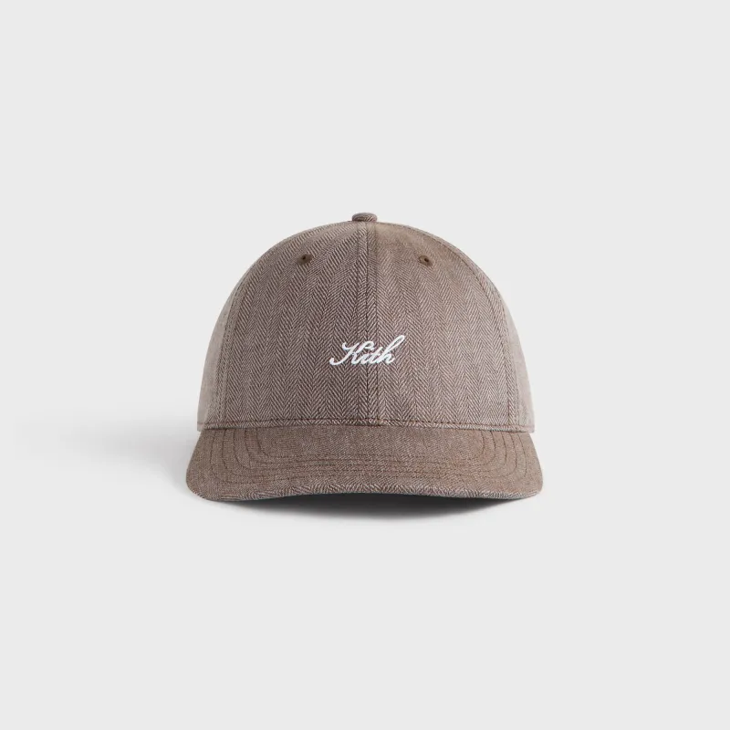 Kith Herringbone Snap Aaron Classic Cap - Kindling sold by Kith