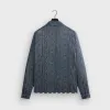 Kith Isaac Microsuede Long Sleeve Button Down - Nocturnal sold by Kith