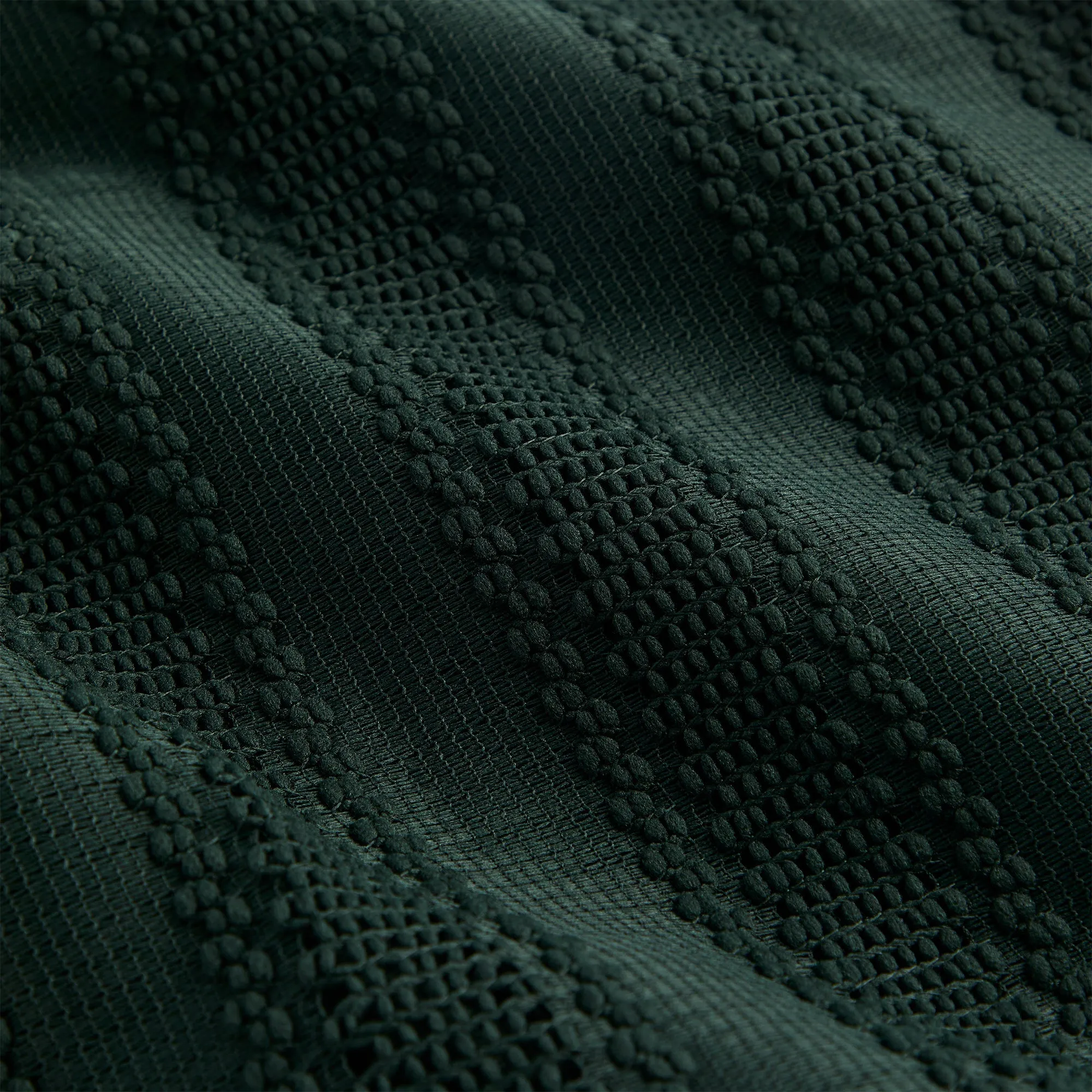 Kith Ladder Lace Long Sleeve Boxy Collared Overshirt - Stadium sold by Kith product image thumbnail 5