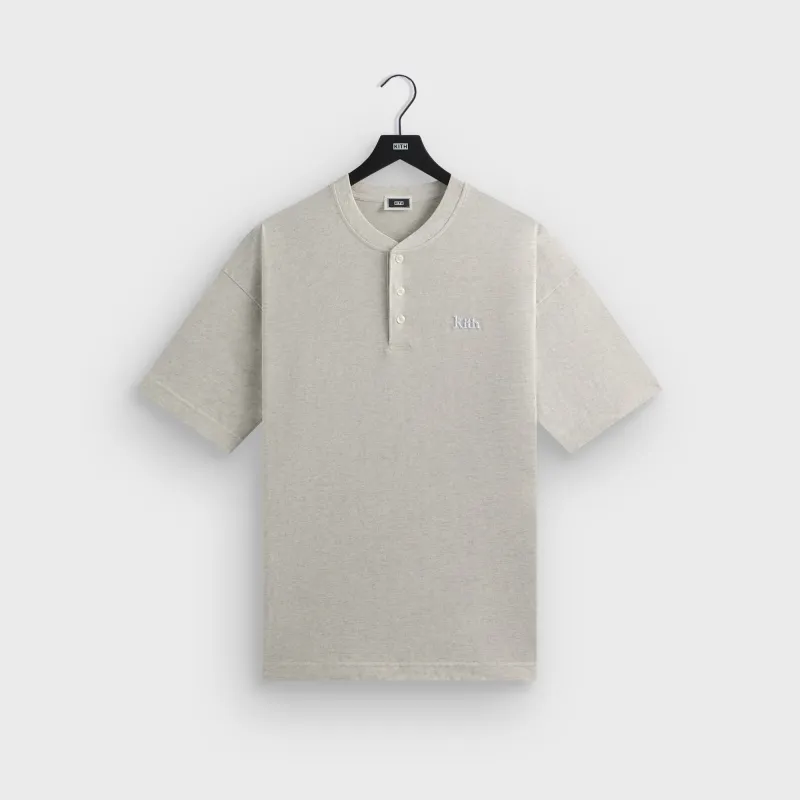 Kith Huntington Tee - Light Heather Grey sold by Kith