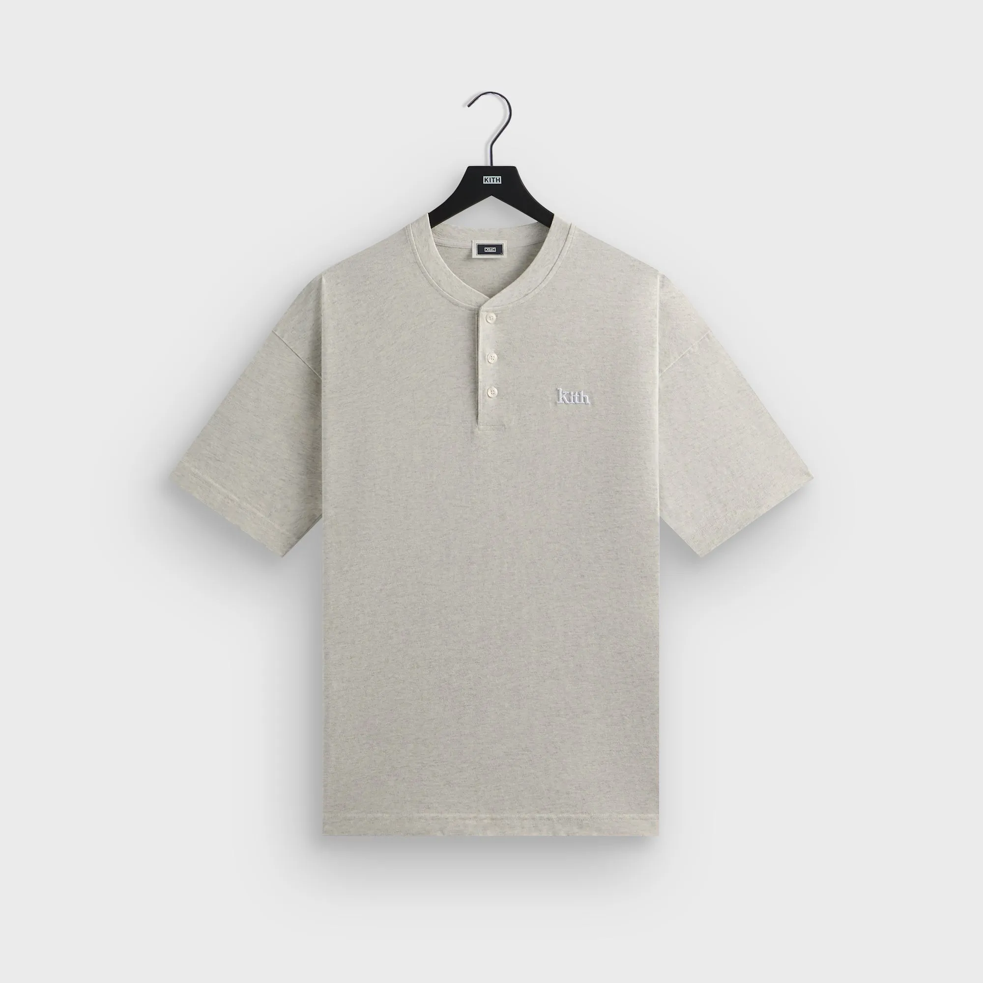Kith Huntington Tee - Light Heather Grey sold by Kith