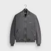 Kith Antique Wash Avery Bomber Jacket - Black sold by Kith