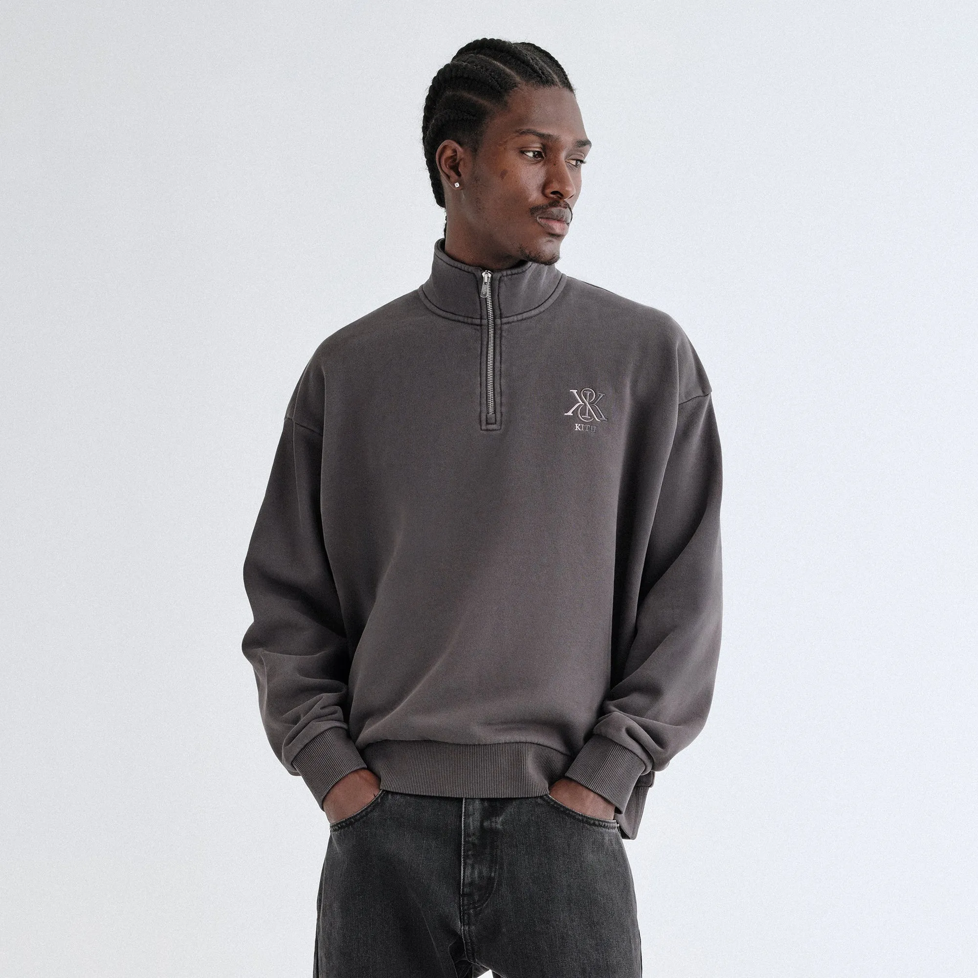 Kith Nelson Quarter Zip - Carbon sold by Kith product image thumbnail 2