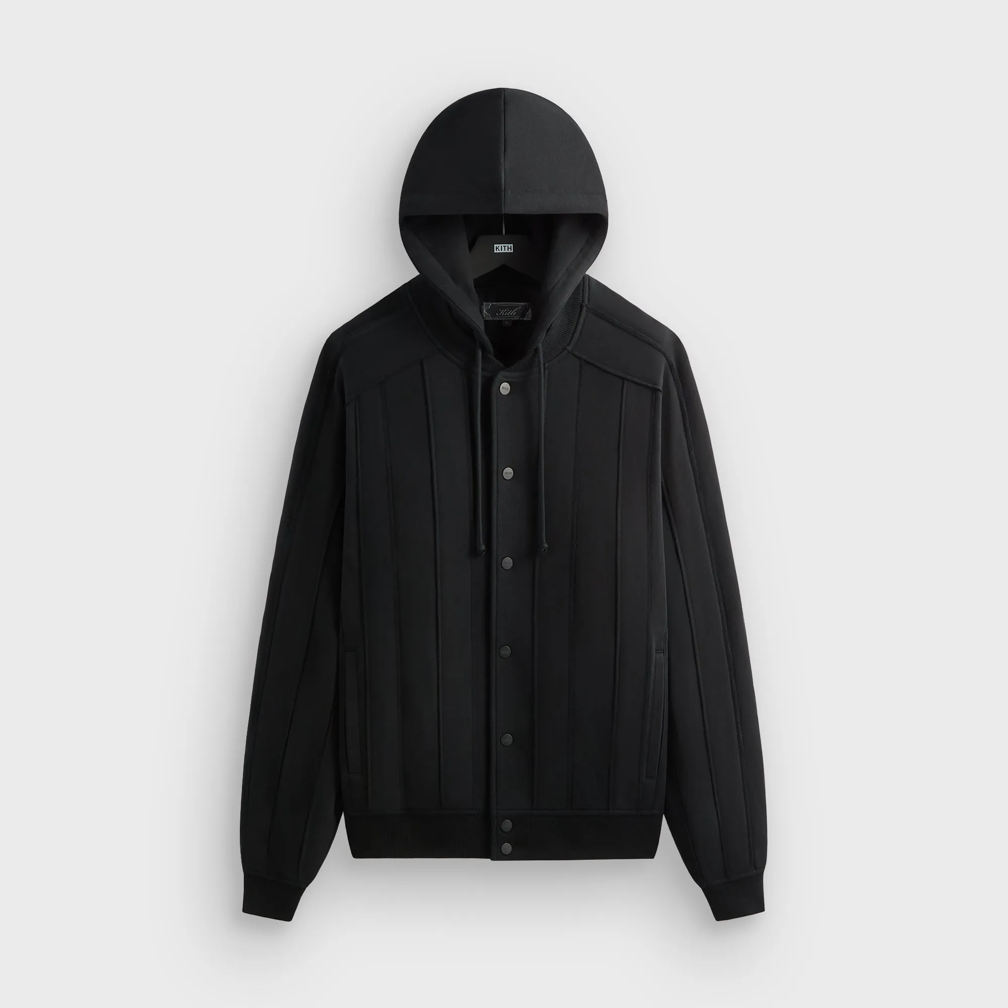 Kith Hooded Marvin Bomber Jacket - Black sold by Kith