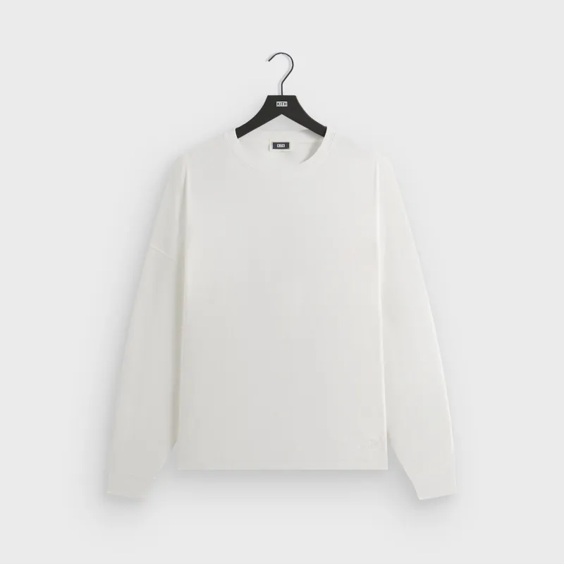 Kith Long Sleeve Lawson Tee - White sold by Kith