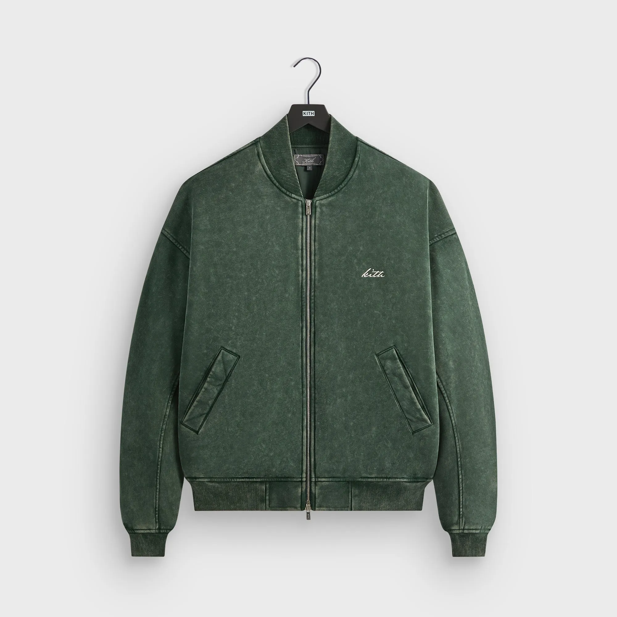 Kith Antique Wash Avery Bomber Jacket - Stadium sold by Kith