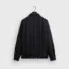 Kith Mixed Stripe Tweed Boxy Collared Overshirt - Nocturnal sold by Kith
