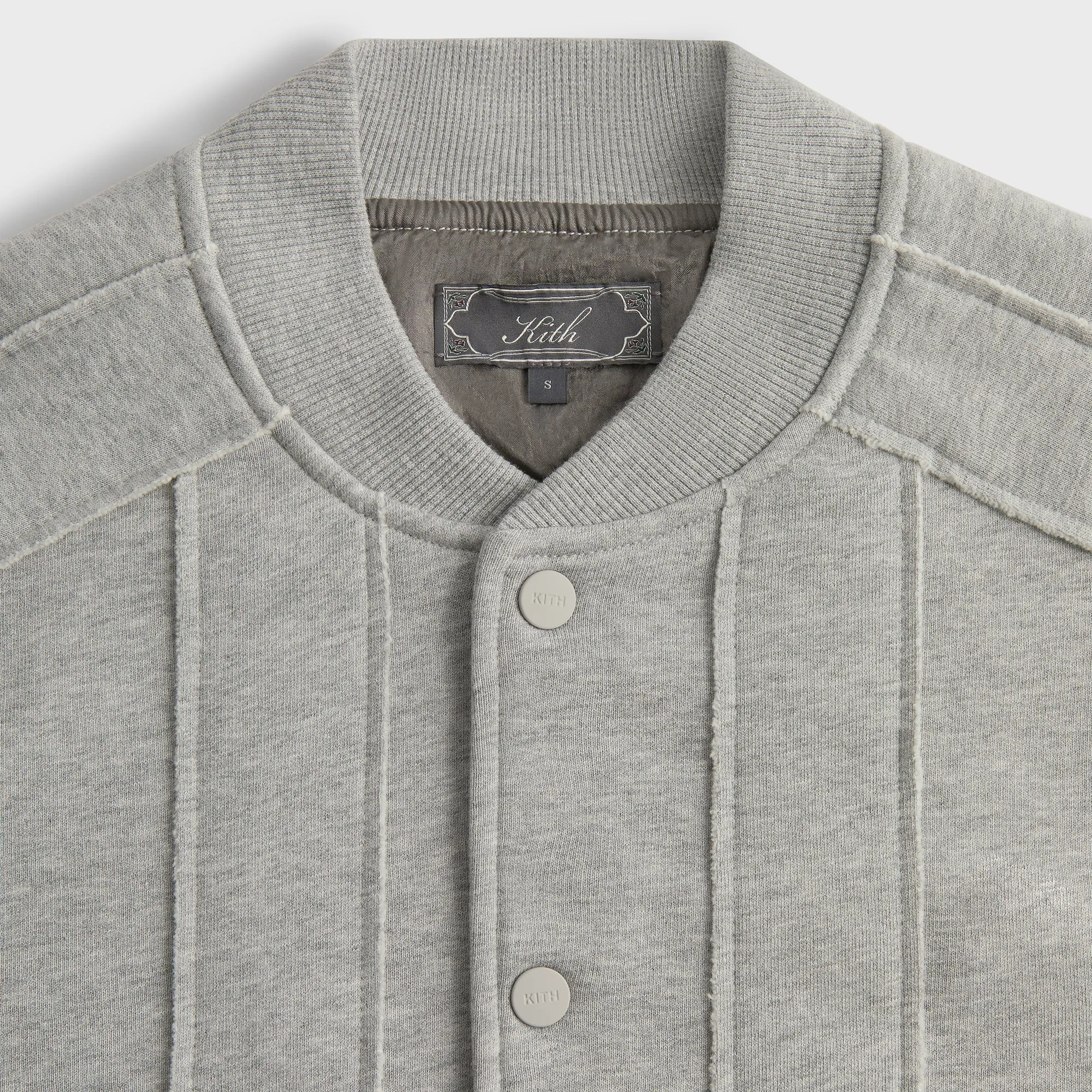 Kith Marvin Bomber Jacket - Mid Heather Grey sold by Kith product image thumbnail 4